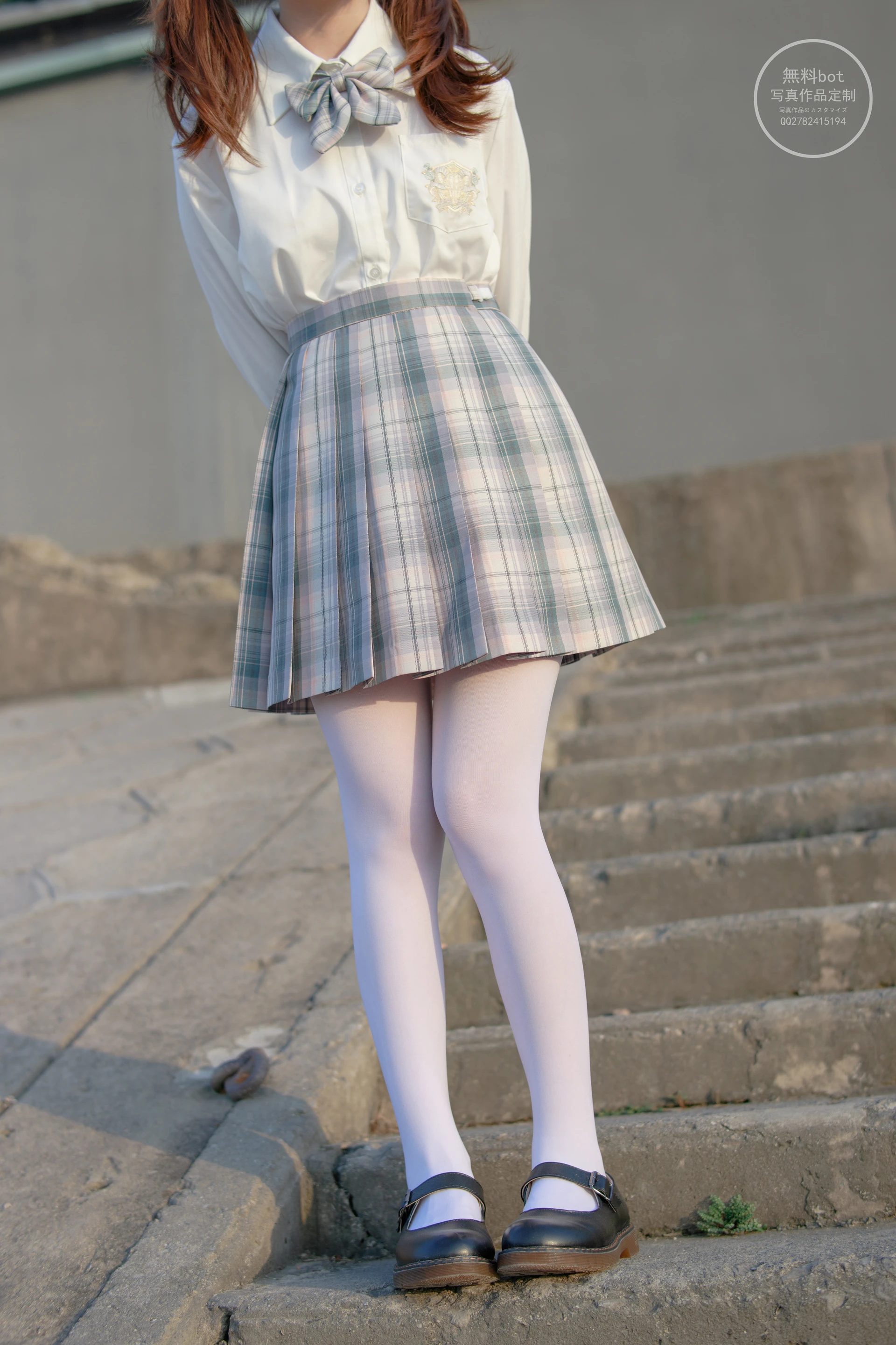 森萝财团 有料-12 [80P-1.05G]JK, 学生装, 有料, 校服, 森萝财团, 白丝, 美腿, 美足
