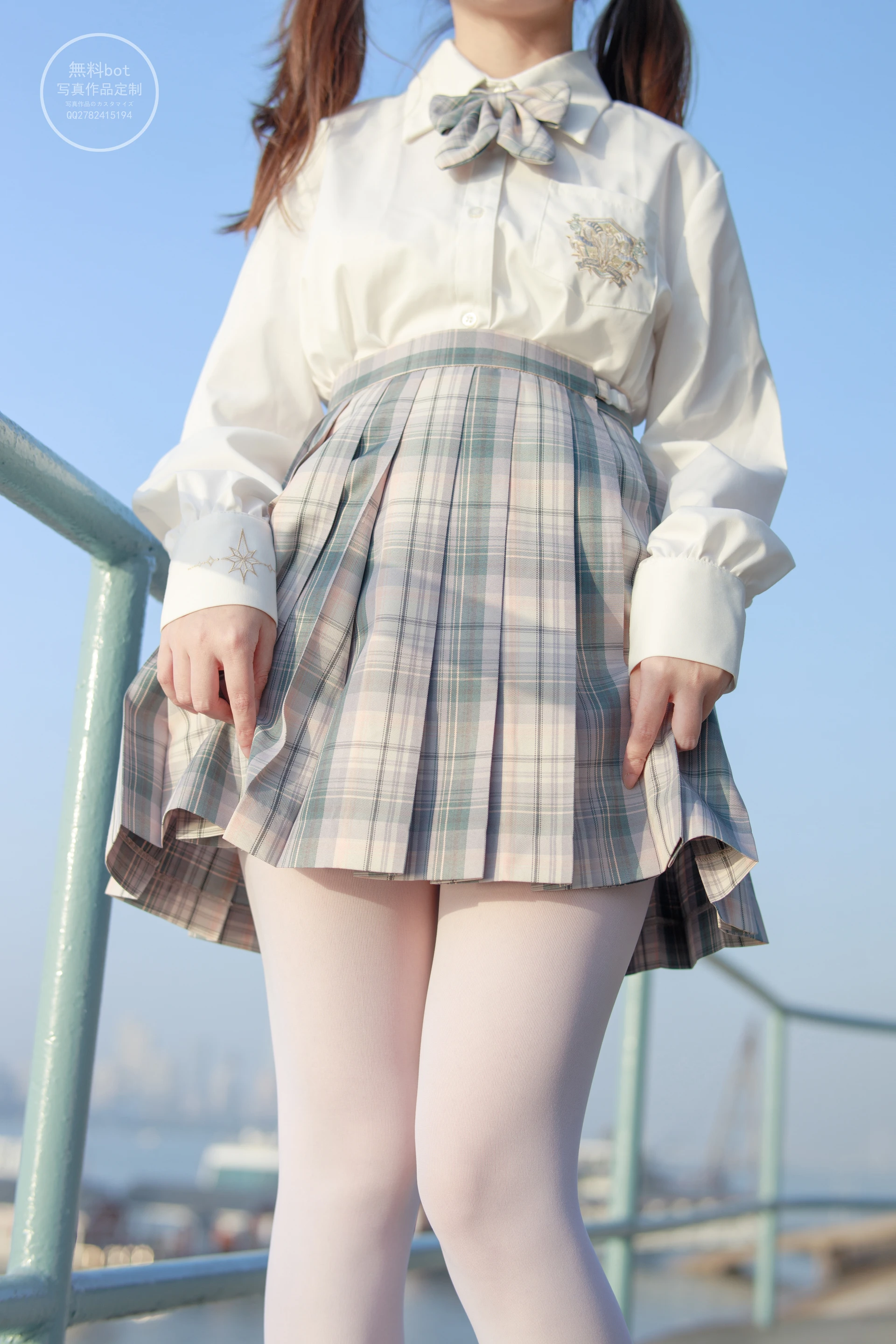 森萝财团 有料-12 [80P-1.05G]JK, 学生装, 有料, 校服, 森萝财团, 白丝, 美腿, 美足