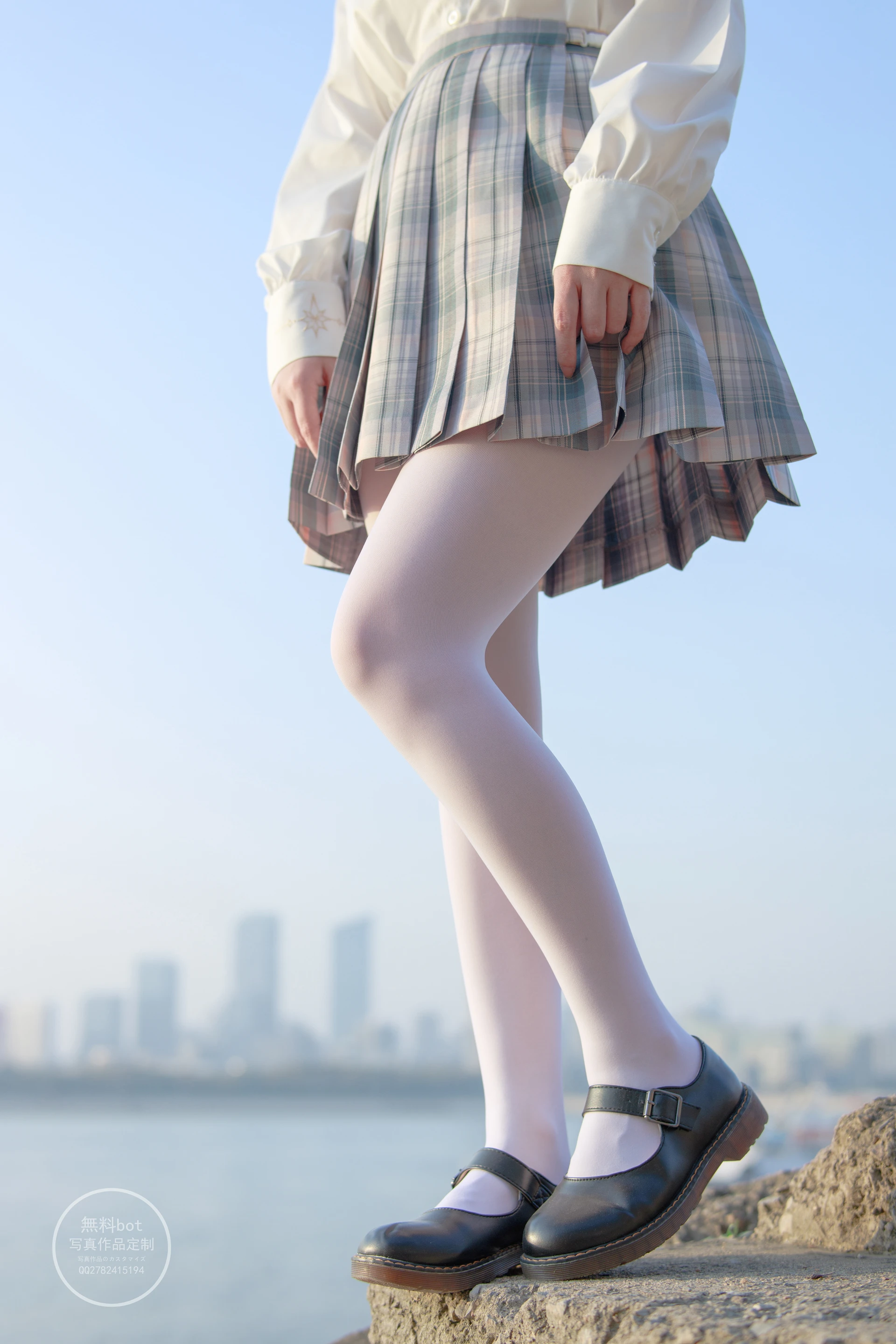 森萝财团 有料-12 [80P-1.05G]JK, 学生装, 有料, 校服, 森萝财团, 白丝, 美腿, 美足