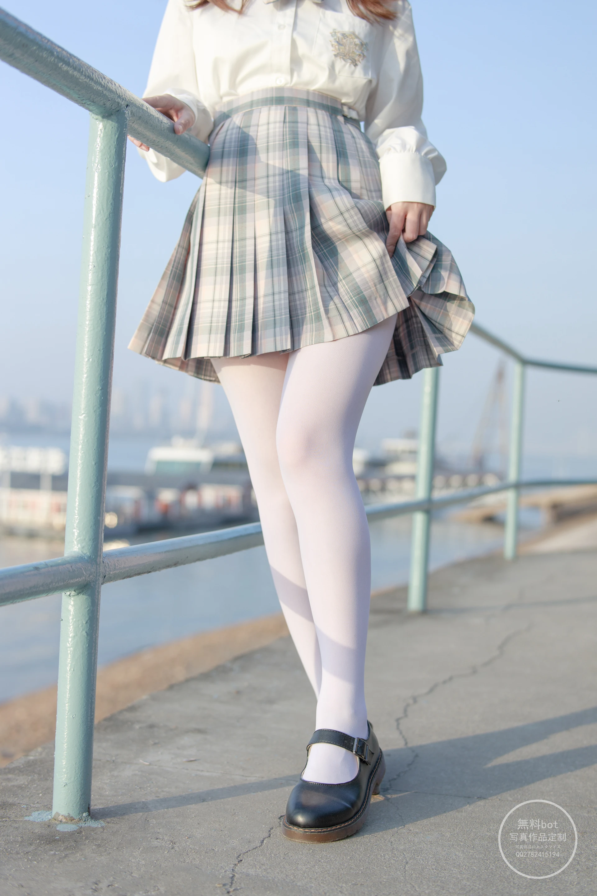 森萝财团 有料-12 [80P-1.05G]JK, 学生装, 有料, 校服, 森萝财团, 白丝, 美腿, 美足