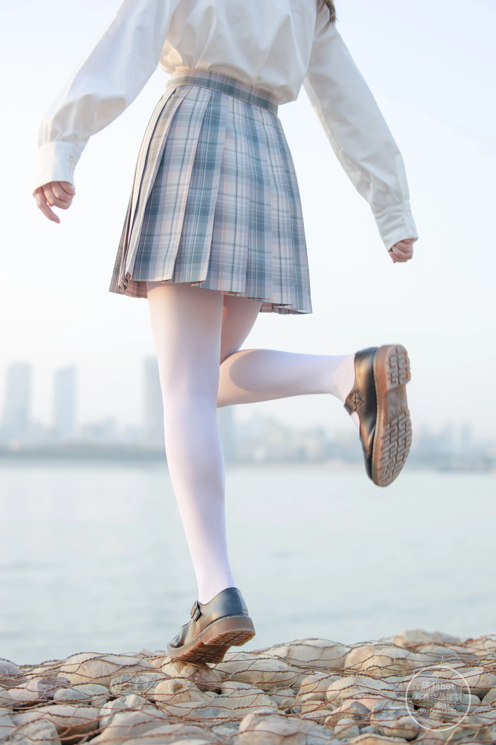 森萝财团 有料-12 [80P-1.05G]JK, 学生装, 有料, 校服, 森萝财团, 白丝, 美腿, 美足