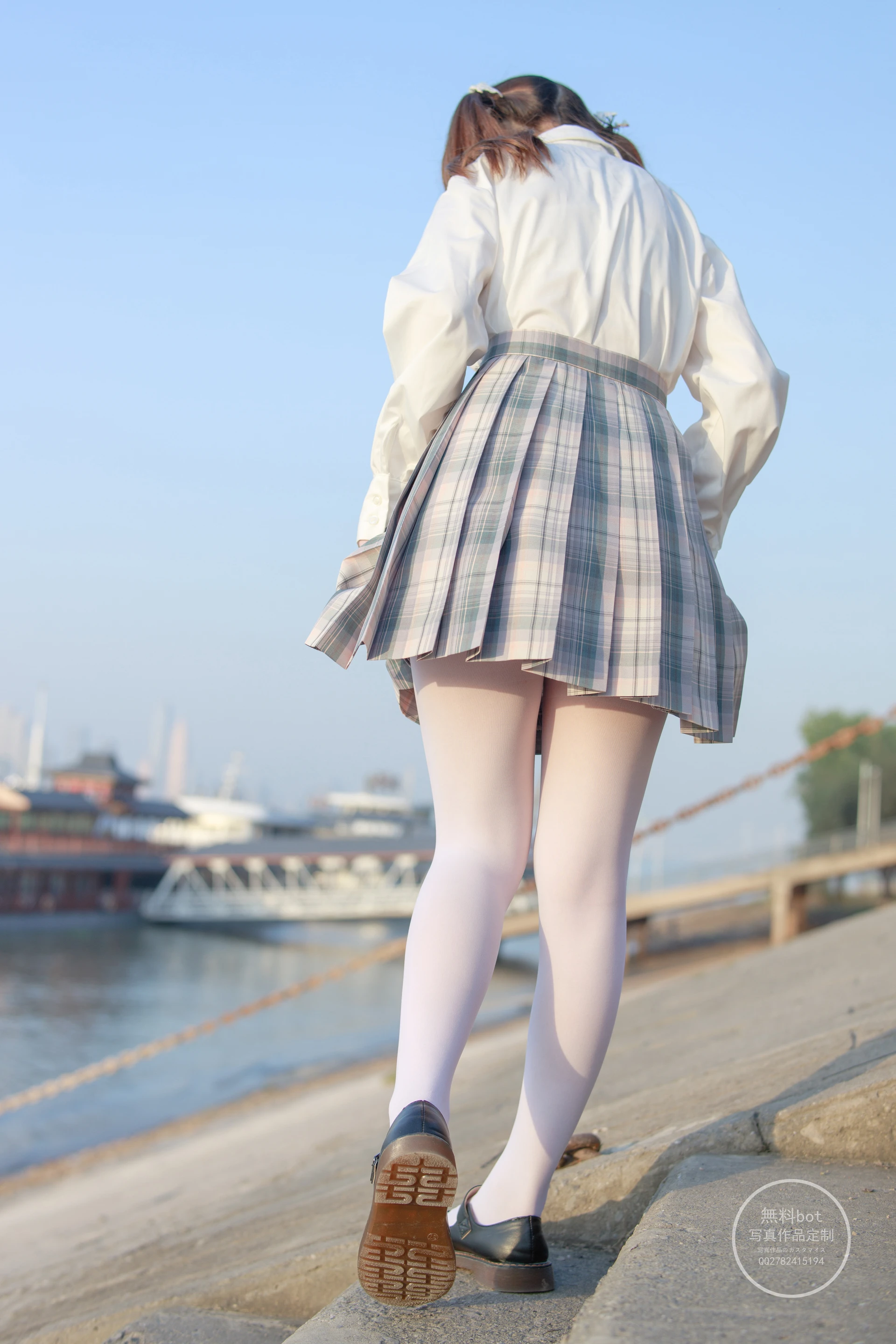 森萝财团 有料-12 [80P-1.05G]JK, 学生装, 有料, 校服, 森萝财团, 白丝, 美腿, 美足