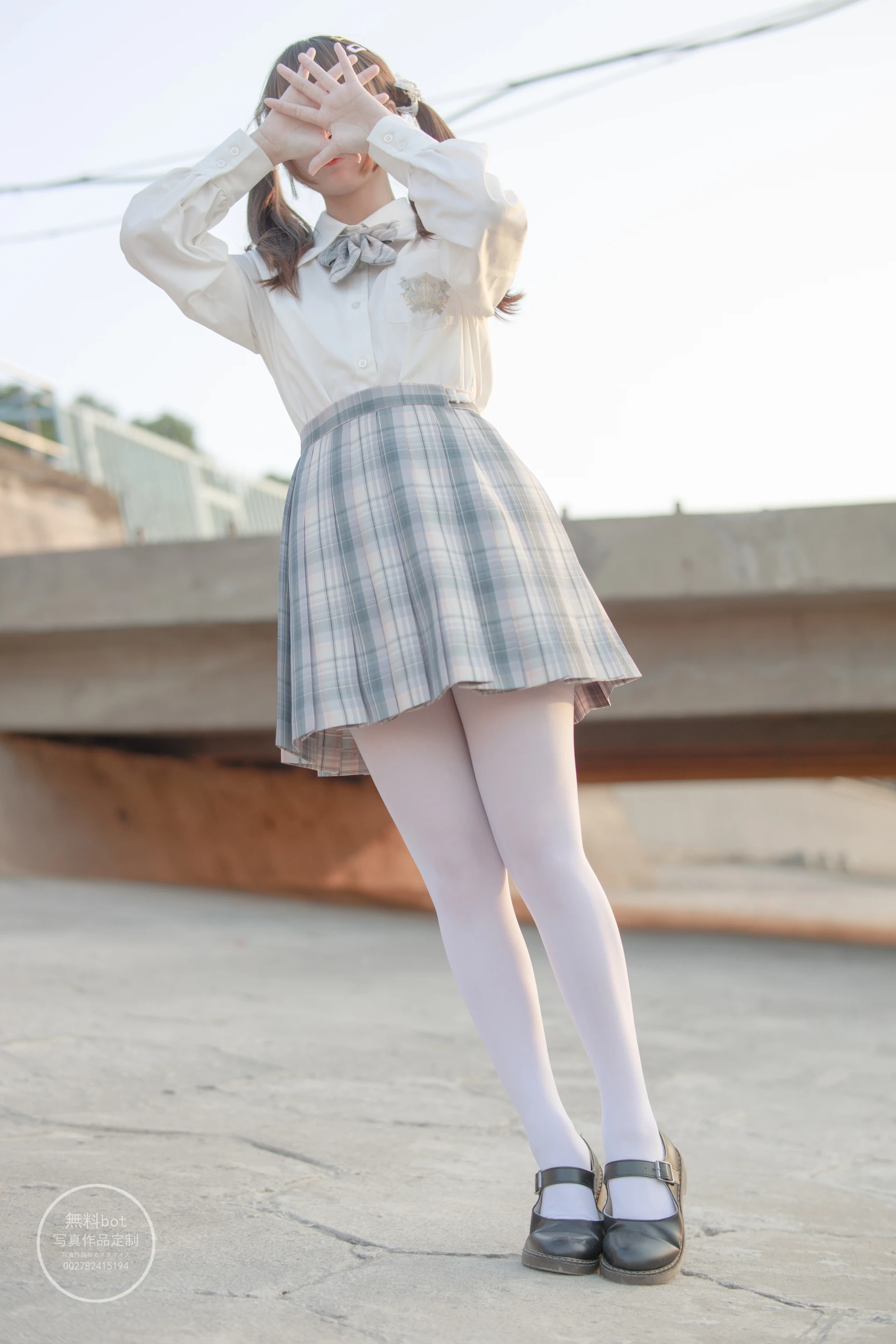 森萝财团 有料-12 [80P-1.05G]JK, 学生装, 有料, 校服, 森萝财团, 白丝, 美腿, 美足
