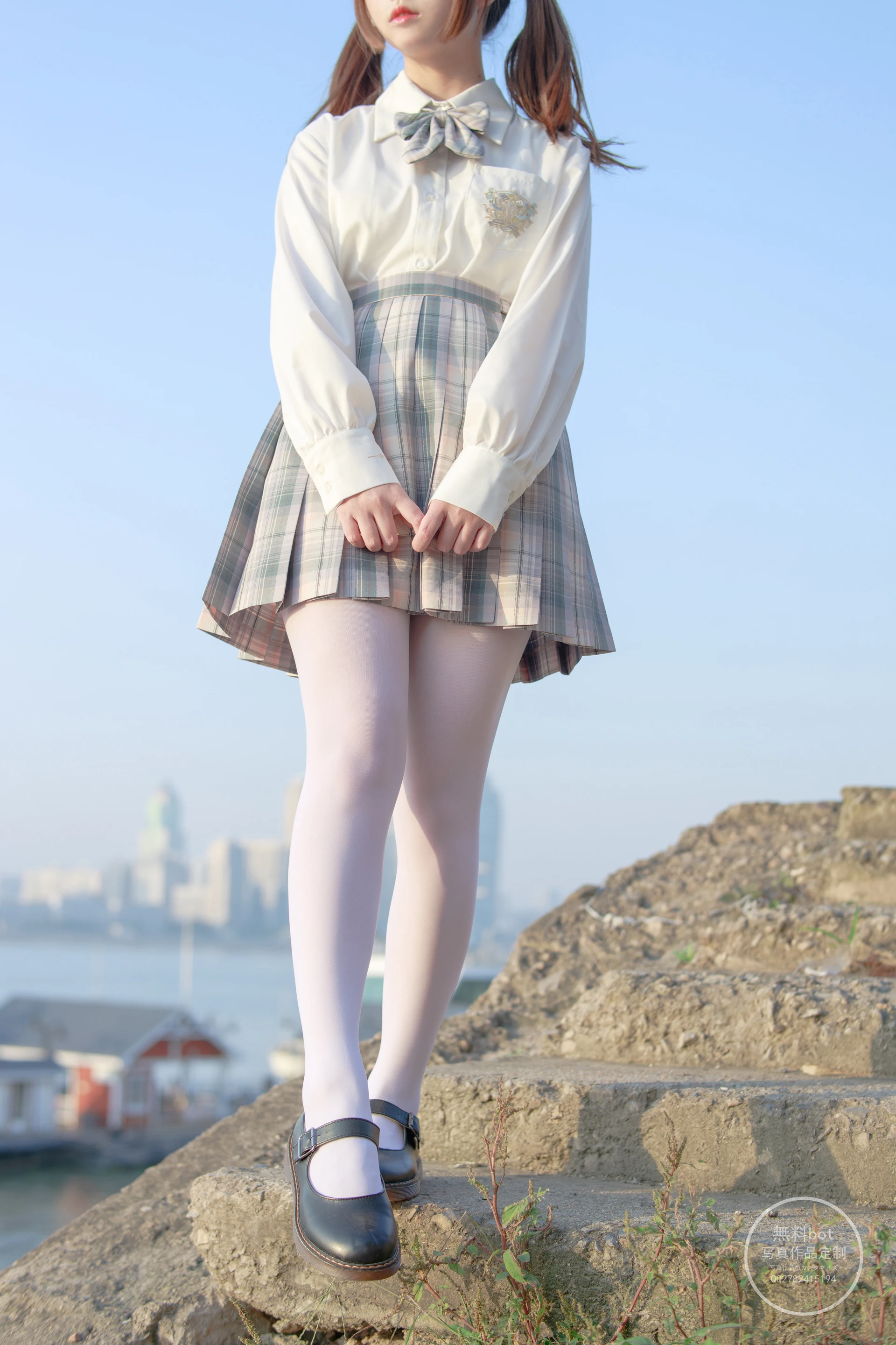 森萝财团 有料-12 [80P-1.05G]JK, 学生装, 有料, 校服, 森萝财团, 白丝, 美腿, 美足