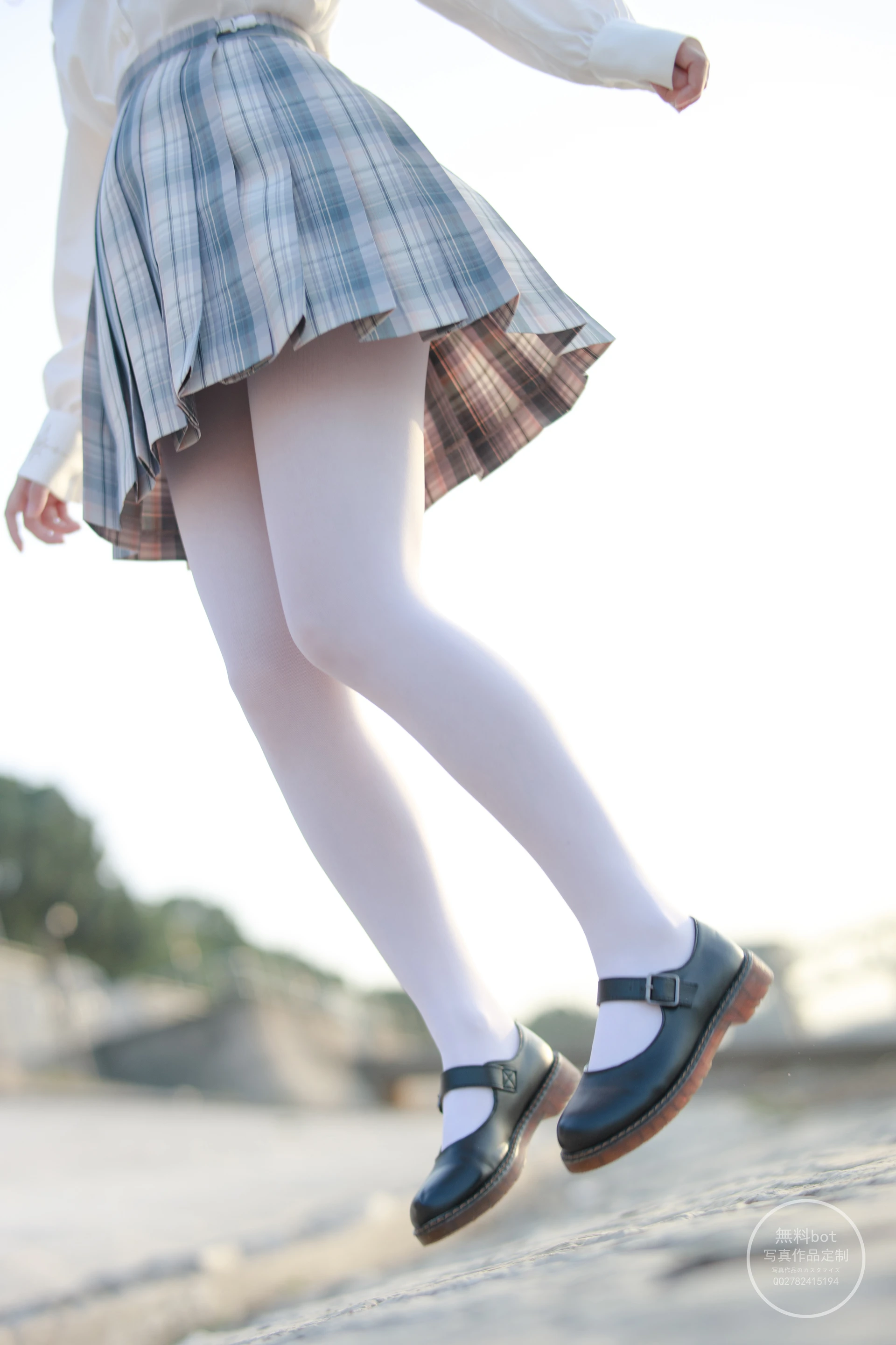 森萝财团 有料-12 [80P-1.05G]JK, 学生装, 有料, 校服, 森萝财团, 白丝, 美腿, 美足