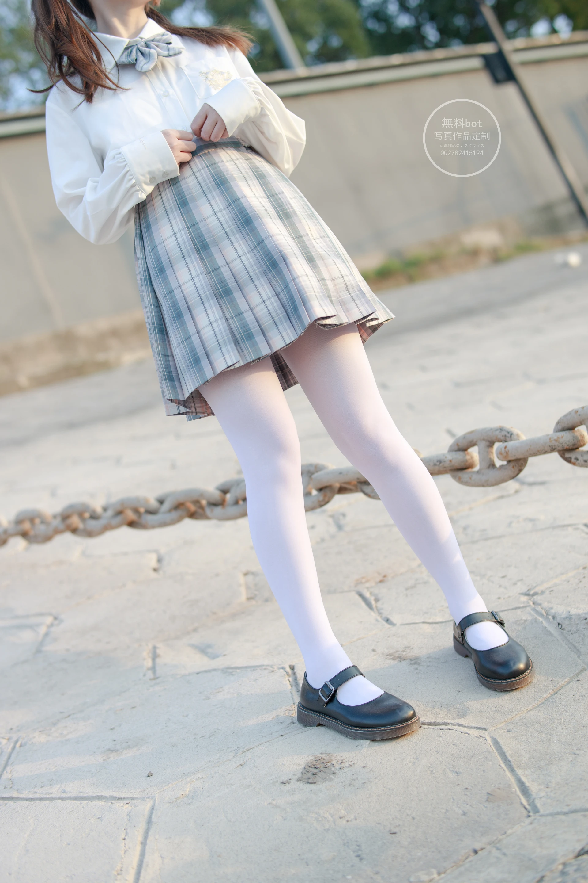 森萝财团 有料-12 [80P-1.05G]JK, 学生装, 有料, 校服, 森萝财团, 白丝, 美腿, 美足