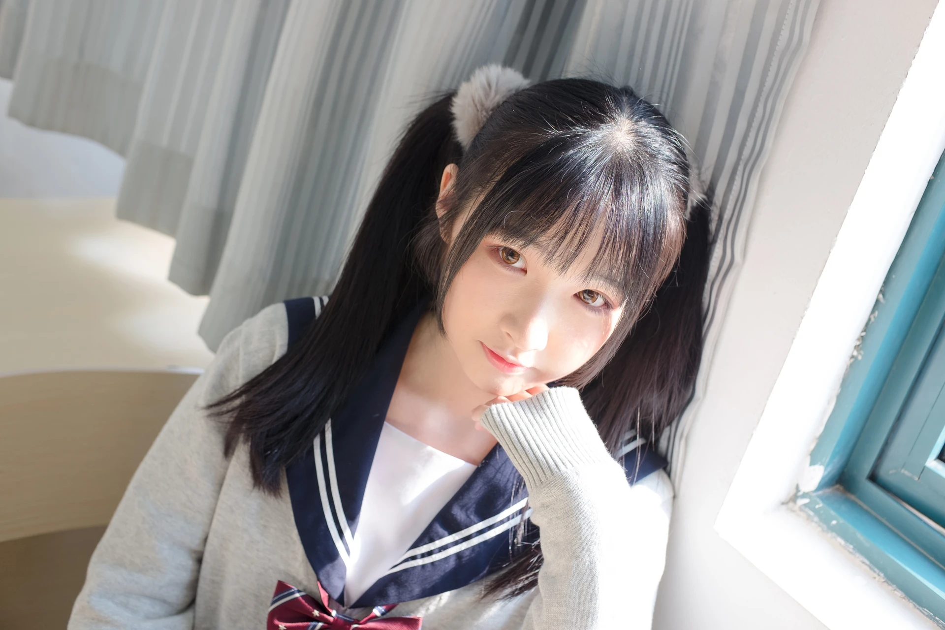 森萝财团 SSR-004 [98P-555M]校服, 森萝财团, 白丝