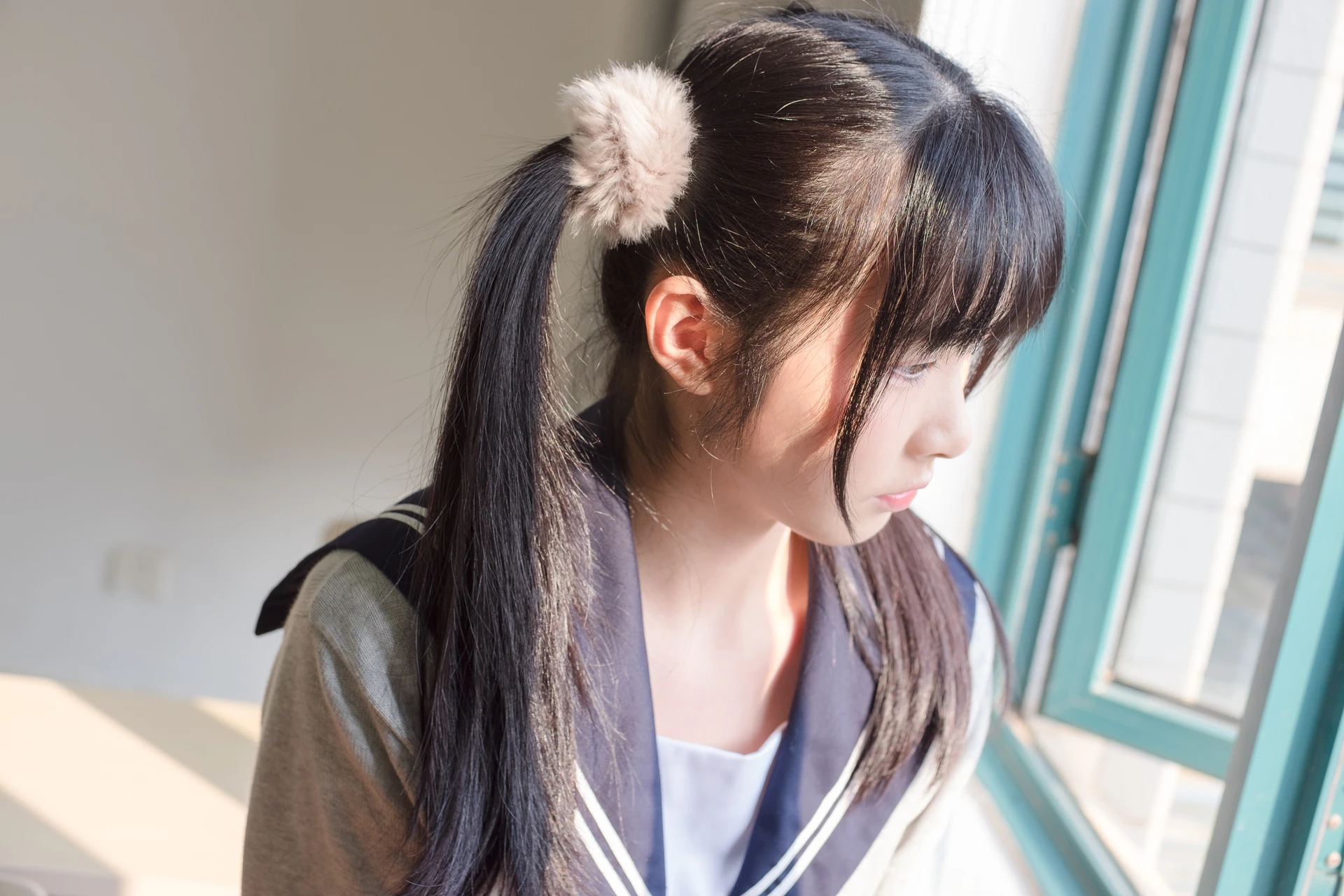 森萝财团 SSR-004 [98P-555M]校服, 森萝财团, 白丝