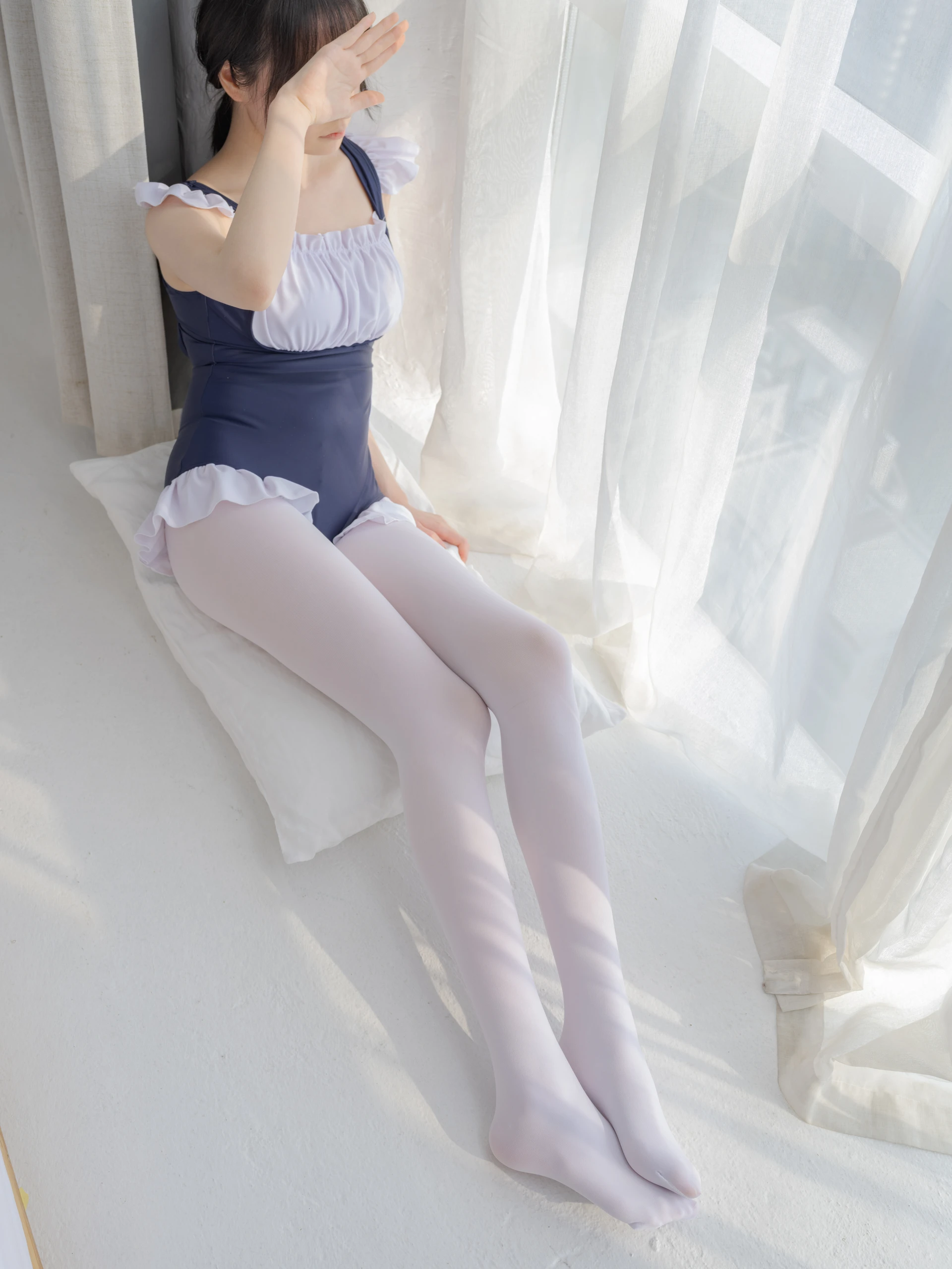 森萝财团 内部VIP系列 微风-11 aika 白丝 80D 泳装 [146P1V-8.04GB]Aika, 内衣, 双马尾, 森萝财团, 死库水, 白丝, 美腿, 美足