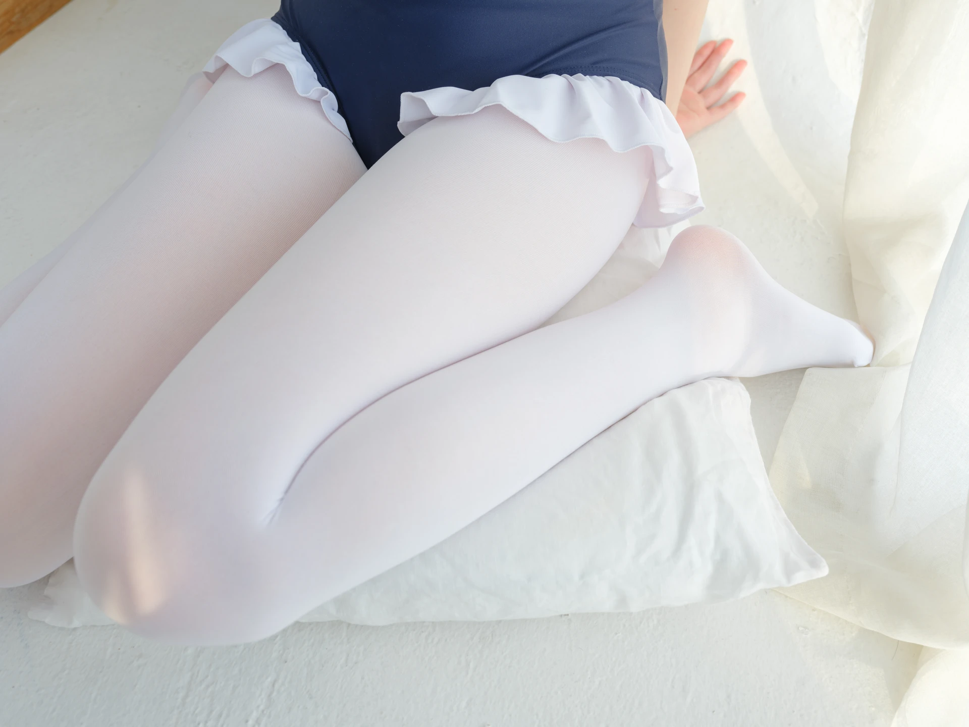 森萝财团 内部VIP系列 微风-11 aika 白丝 80D 泳装 [146P1V-8.04GB]Aika, 内衣, 双马尾, 森萝财团, 死库水, 白丝, 美腿, 美足
