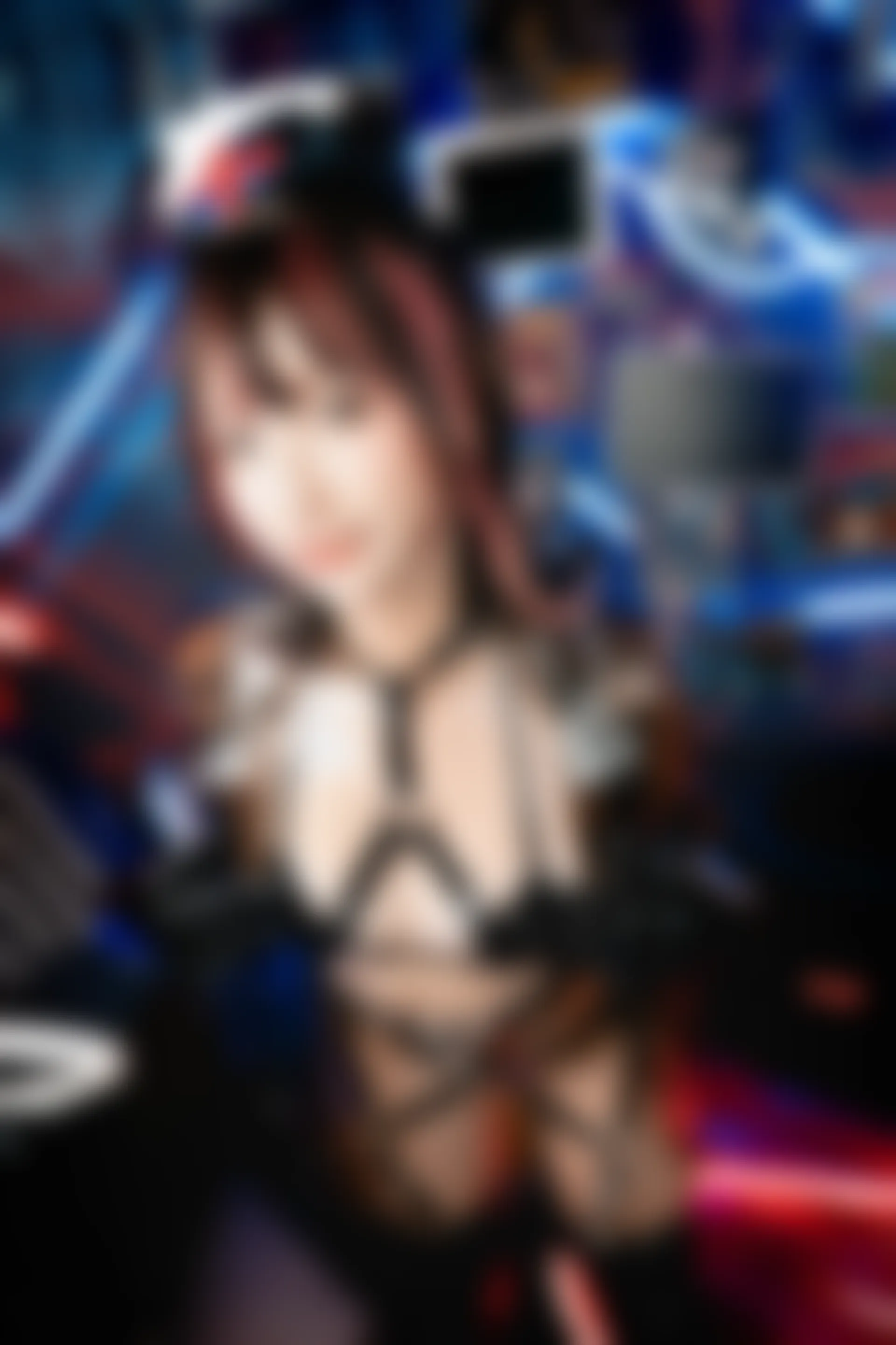 神楽坂真冬 第三季 序号1：《無色哲学》透明黑白护士双人 [150P3V-825MB]内衣, 双马尾, 护士, 神楽坂真冬, 美腿, 美足