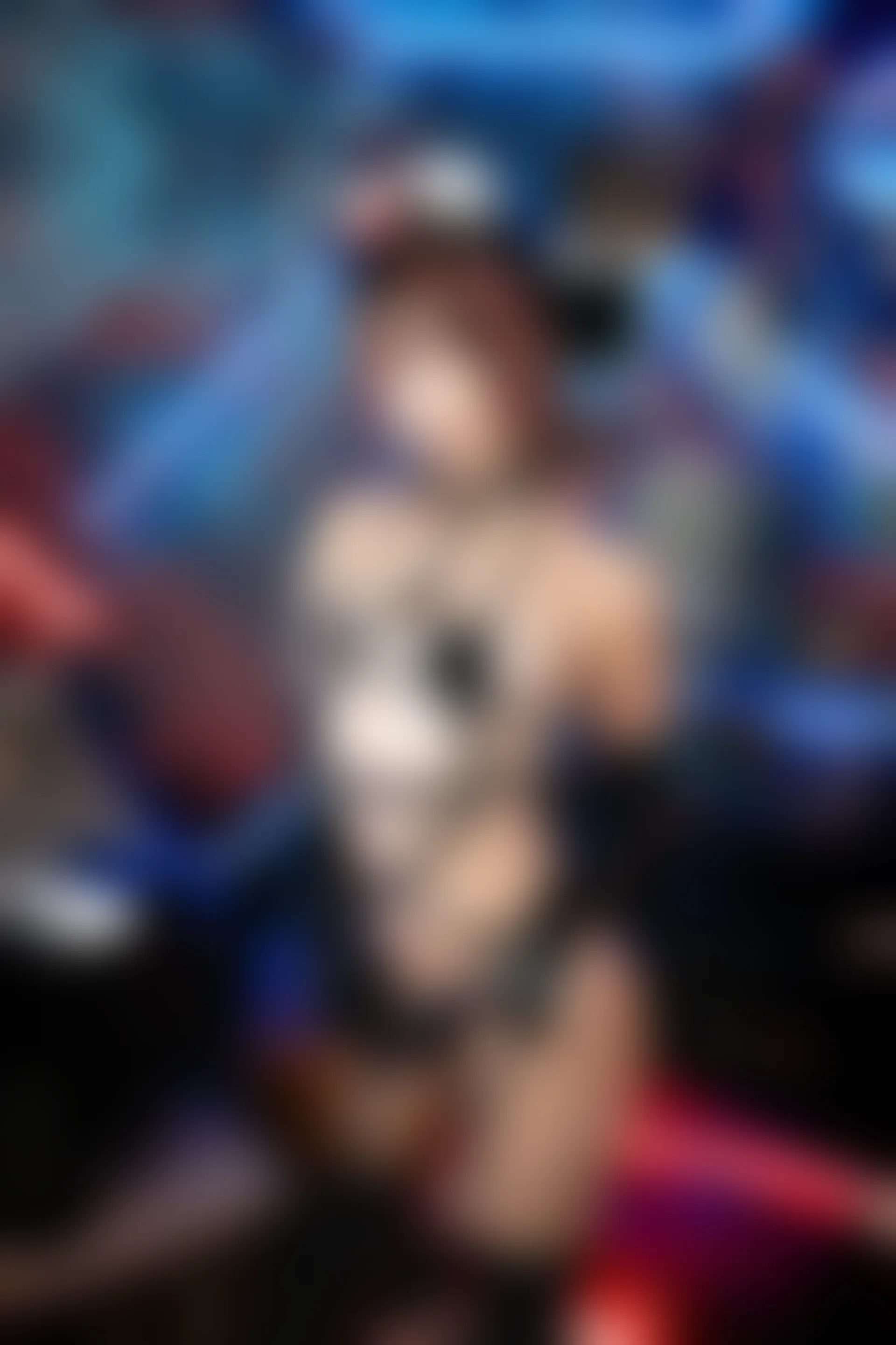 神楽坂真冬 第三季 序号1：《無色哲学》透明黑白护士双人 [150P3V-825MB]内衣, 双马尾, 护士, 神楽坂真冬, 美腿, 美足