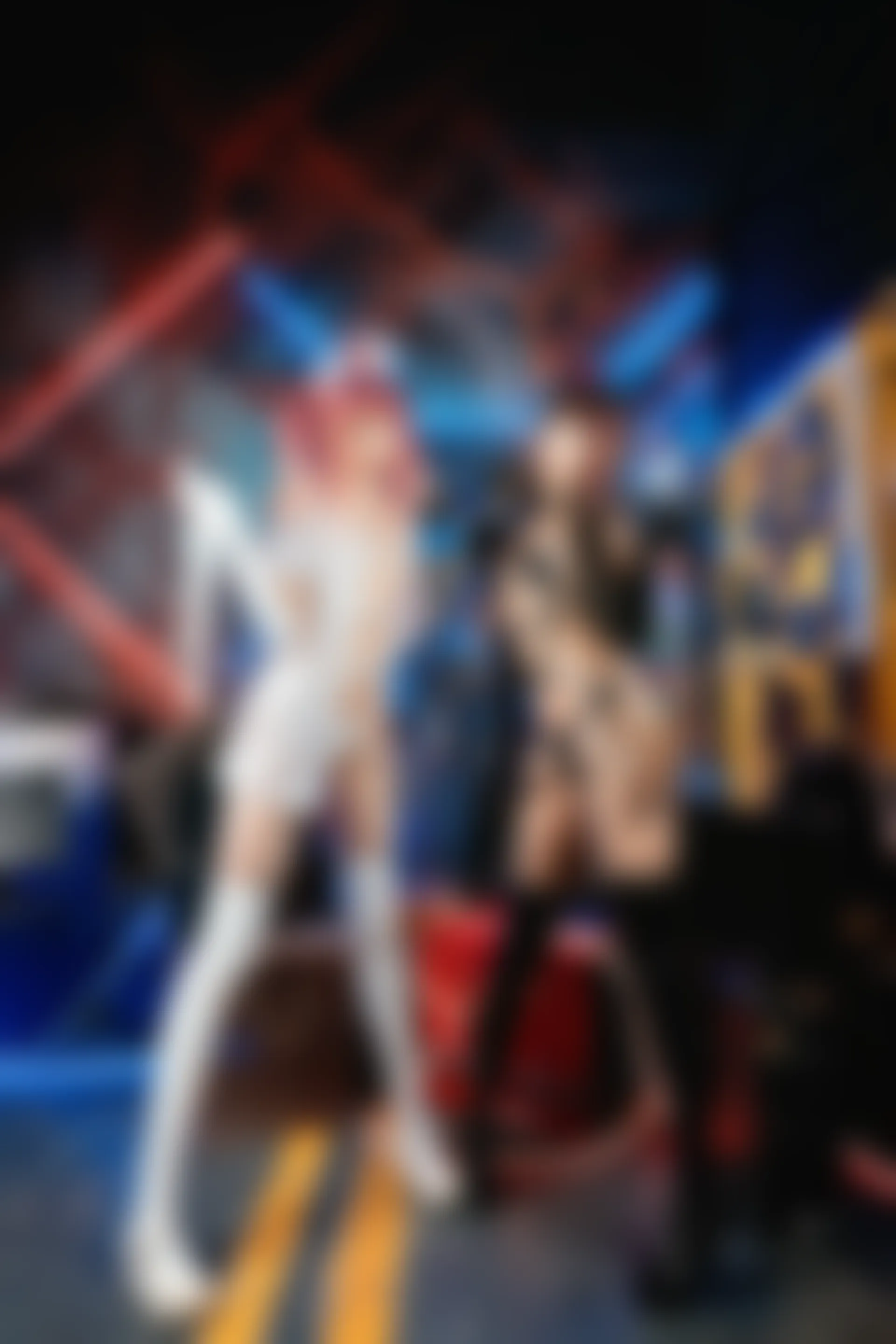 神楽坂真冬 第三季 序号1：《無色哲学》透明黑白护士双人 [150P3V-825MB]内衣, 双马尾, 护士, 神楽坂真冬, 美腿, 美足