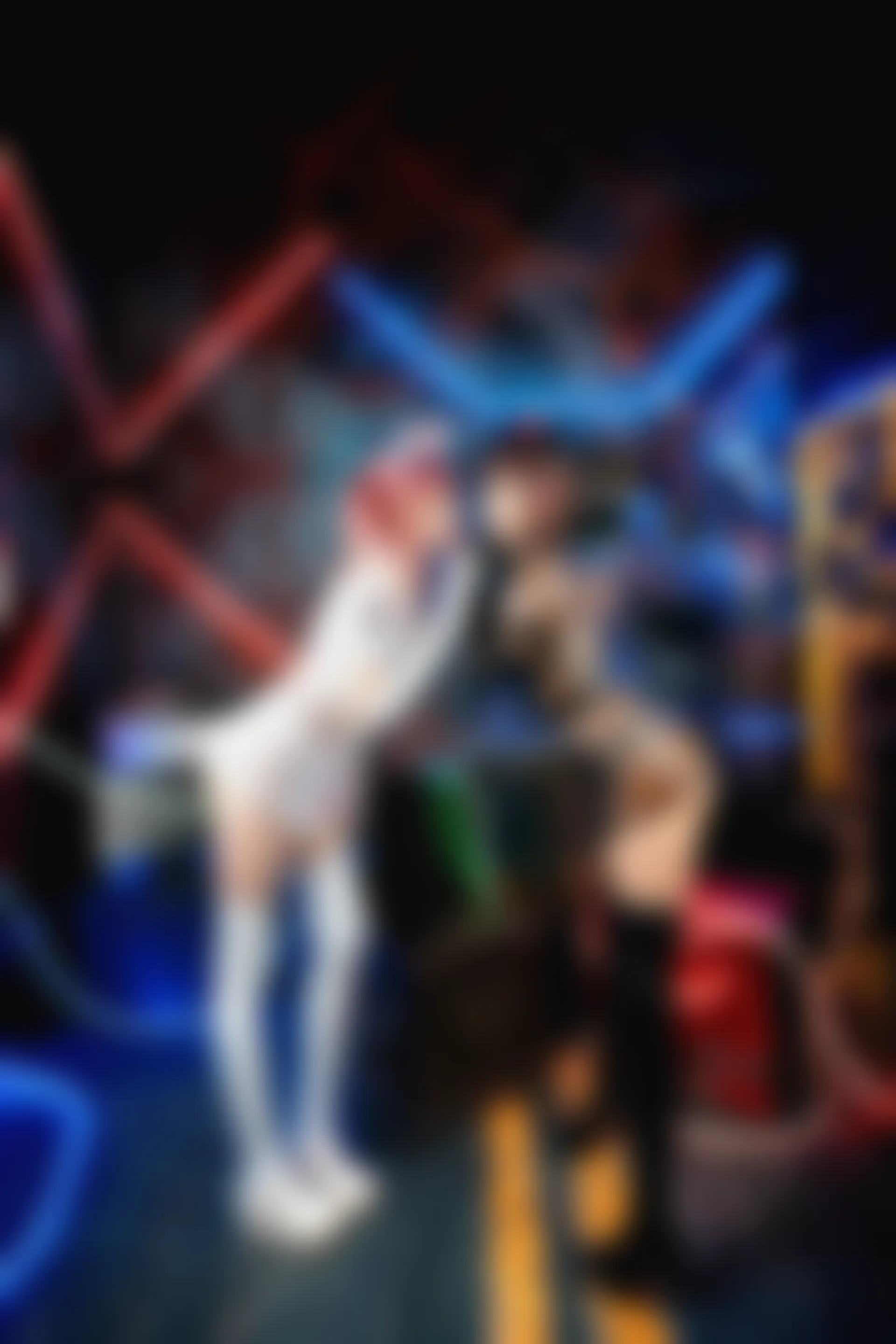 神楽坂真冬 第三季 序号1：《無色哲学》透明黑白护士双人 [150P3V-825MB]内衣, 双马尾, 护士, 神楽坂真冬, 美腿, 美足