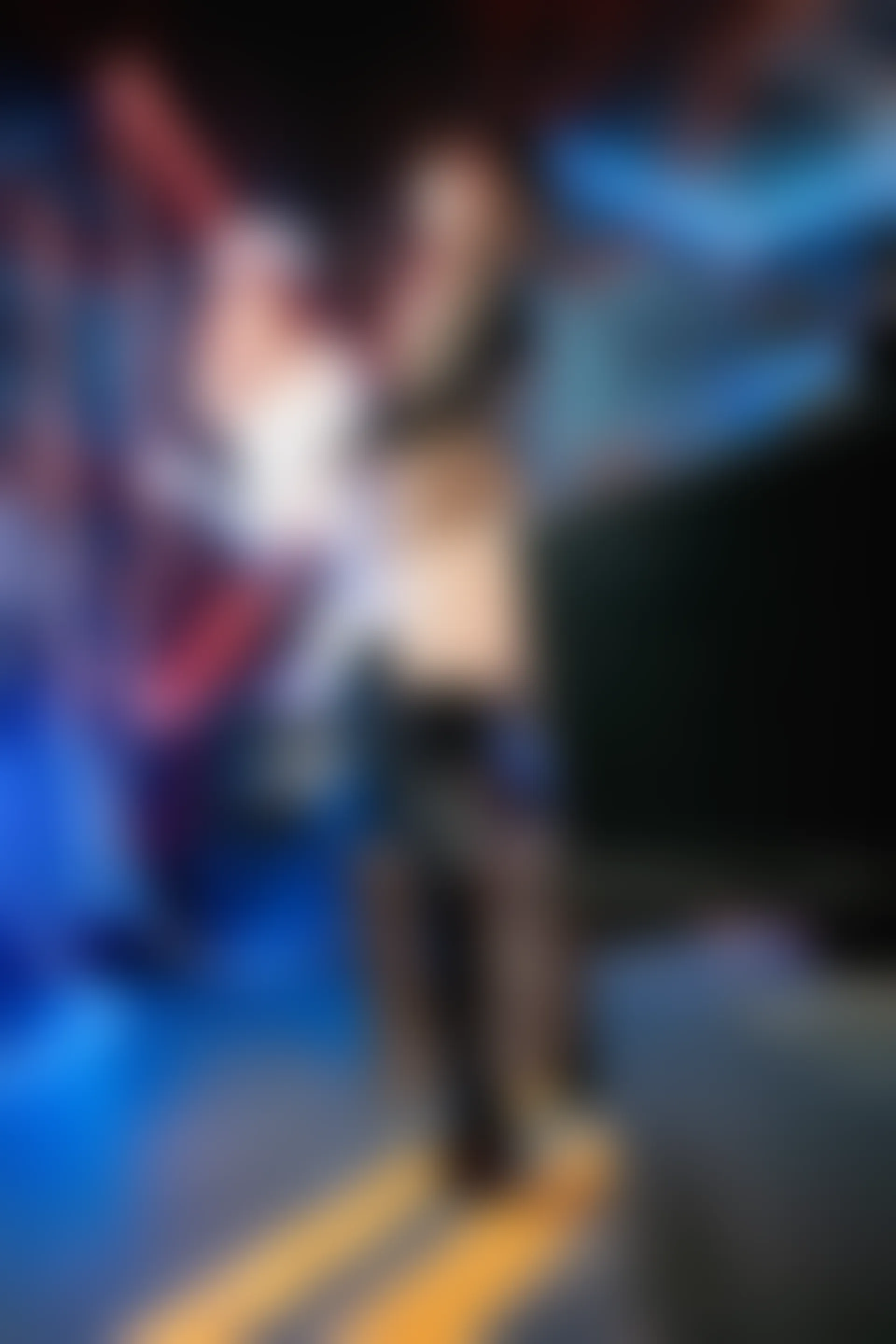 神楽坂真冬 第三季 序号1：《無色哲学》透明黑白护士双人 [150P3V-825MB]内衣, 双马尾, 护士, 神楽坂真冬, 美腿, 美足