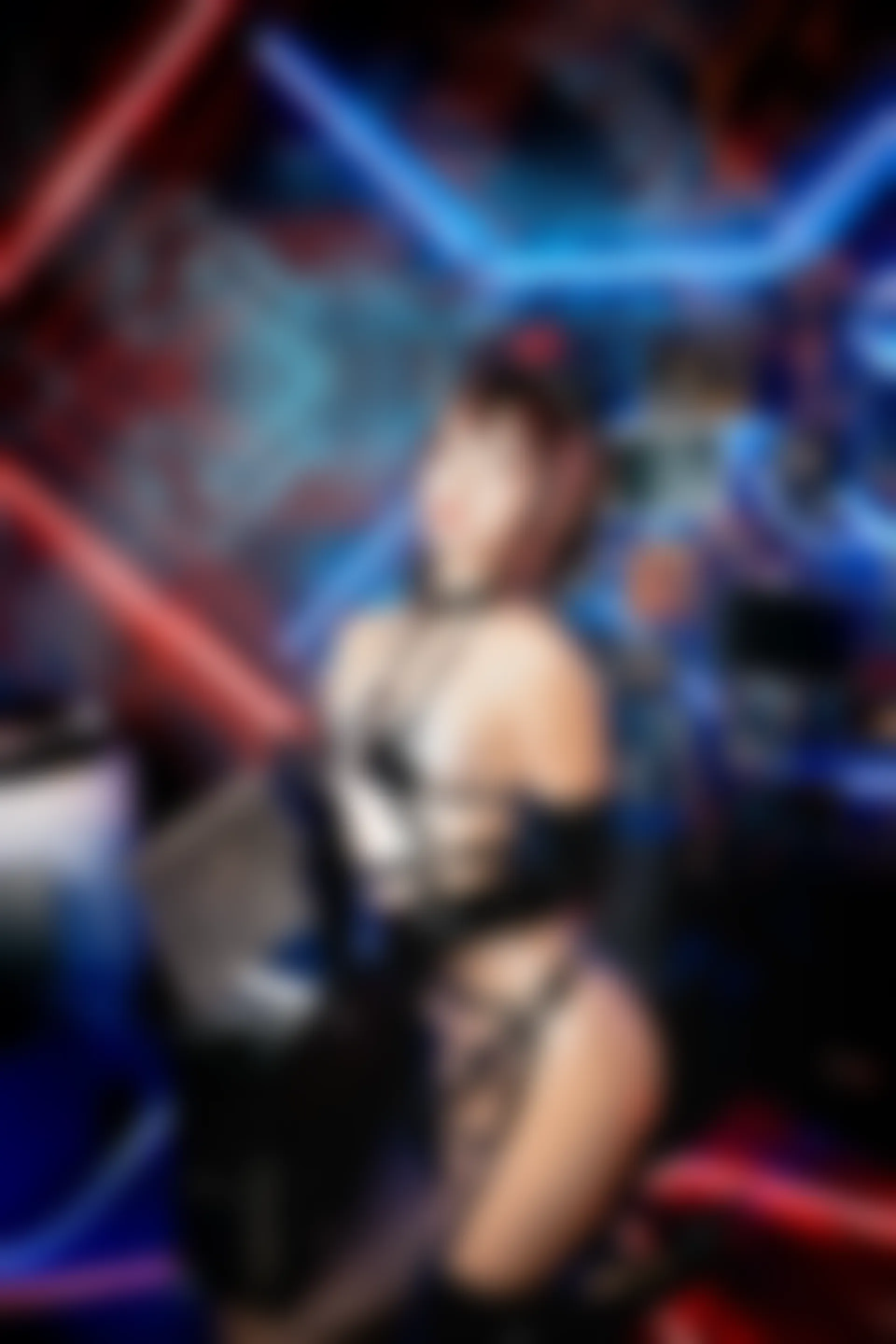 神楽坂真冬 第三季 序号1：《無色哲学》透明黑白护士双人 [150P3V-825MB]内衣, 双马尾, 护士, 神楽坂真冬, 美腿, 美足