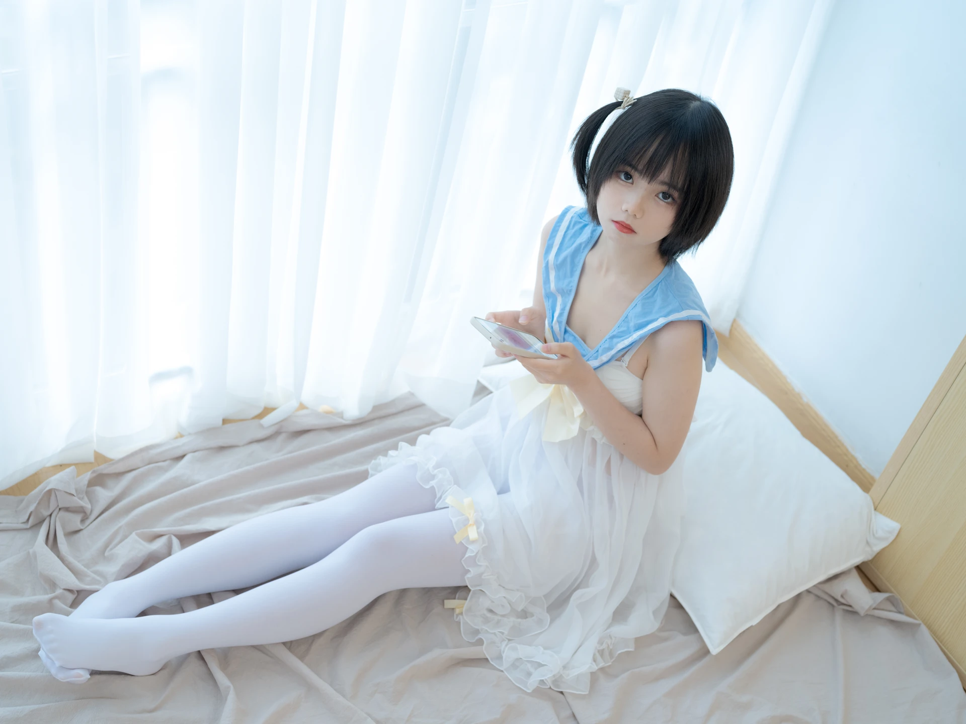少女秩序 GR07L 小鱼 白丝睡衣 [37P-1.39GB]小鱼, 少女秩序, 白丝, 睡衣, 美腿, 美足