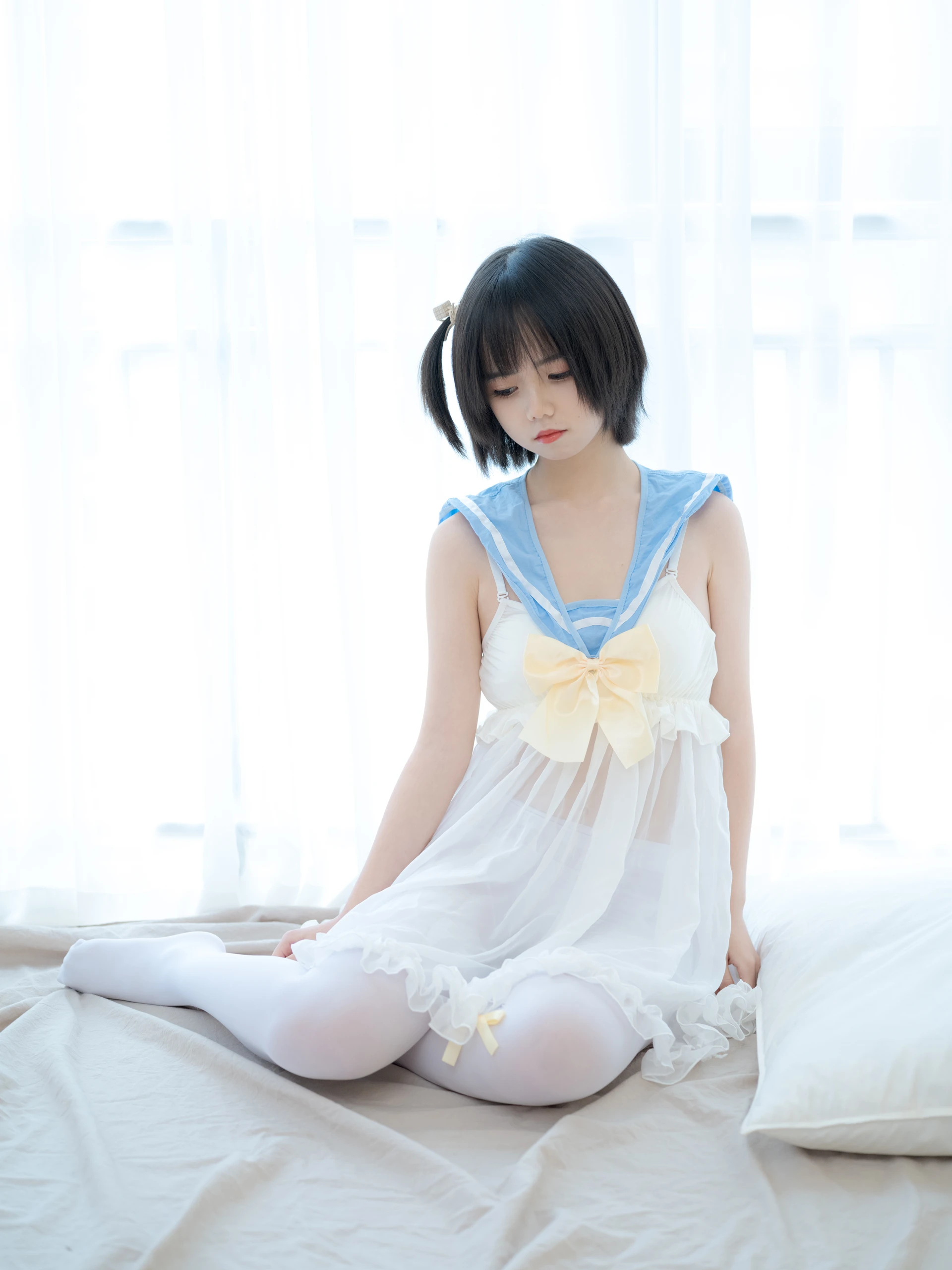 少女秩序 GR07L 小鱼 白丝睡衣 [37P-1.39GB]小鱼, 少女秩序, 白丝, 睡衣, 美腿, 美足