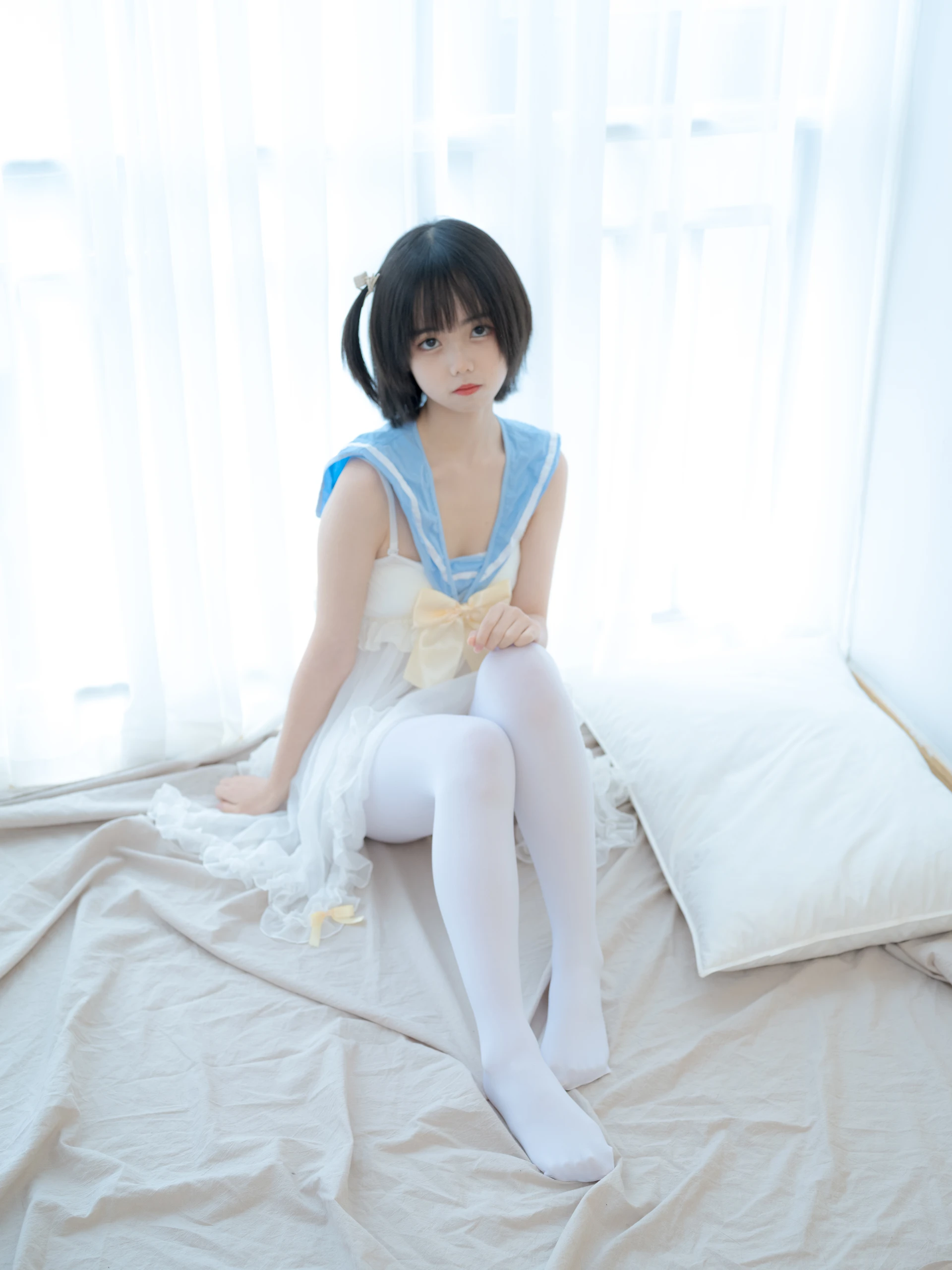 少女秩序 GR07L 小鱼 白丝睡衣 [37P-1.39GB]小鱼, 少女秩序, 白丝, 睡衣, 美腿, 美足