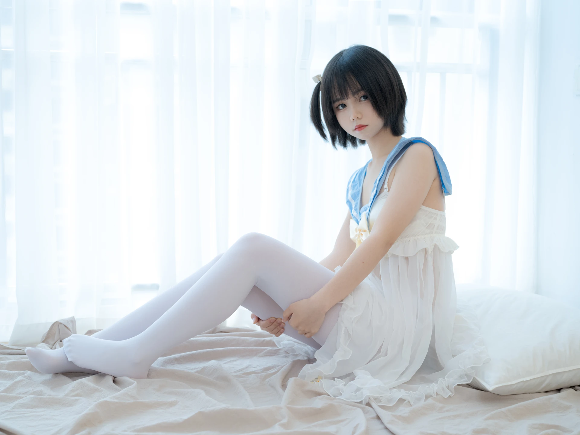 少女秩序 GR07L 小鱼 白丝睡衣 [37P-1.39GB]小鱼, 少女秩序, 白丝, 睡衣, 美腿, 美足