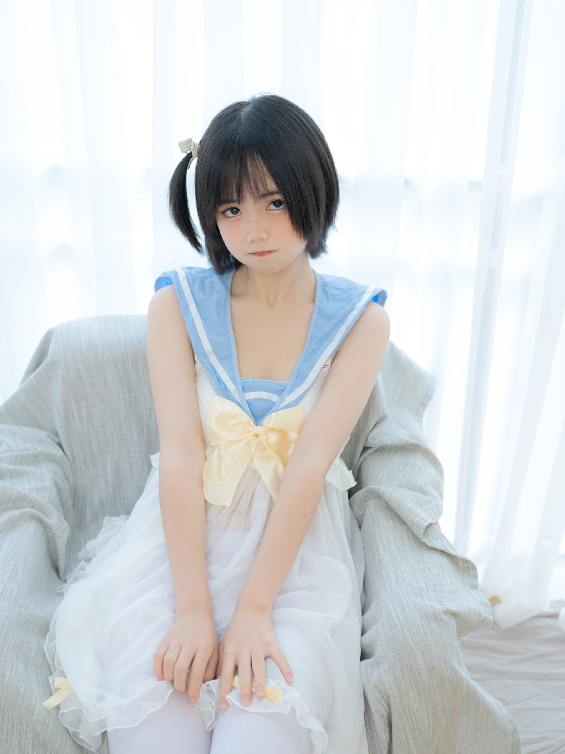 少女秩序 GR07L 小鱼 白丝睡衣 [37P-1.39GB]小鱼, 少女秩序, 白丝, 睡衣, 美腿, 美足