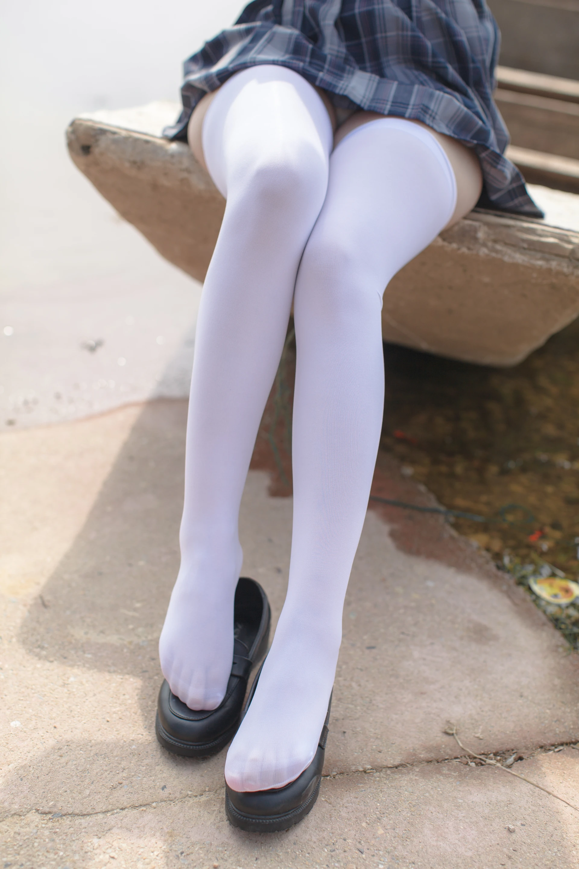 少女秩序 EX.02 户外黑丝+白丝JK双马尾[80P-843.3M]JK制服, 双马尾, 少女秩序, 白丝, 美腿, 美足, 黑丝