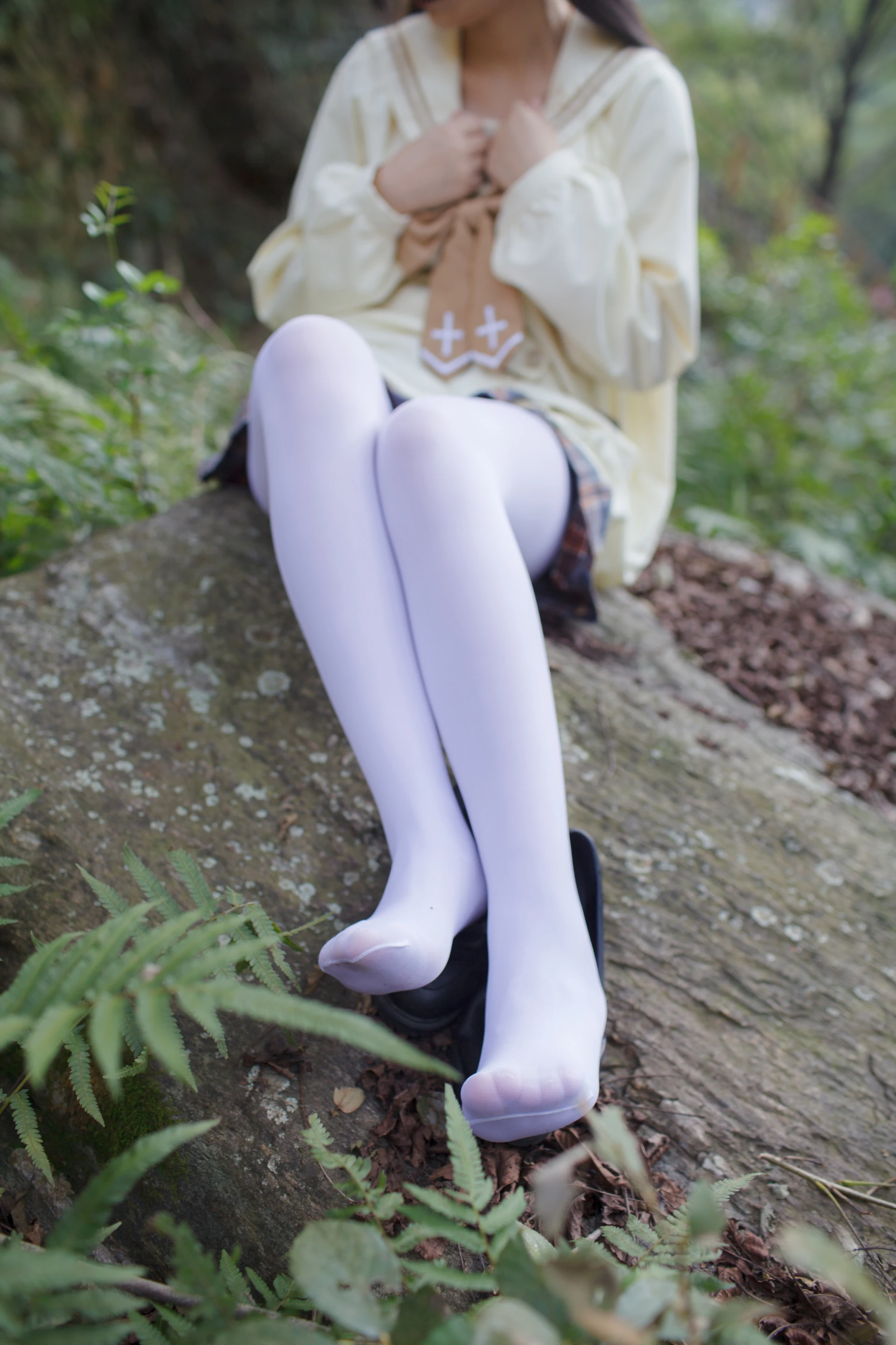 少女秩序 EX.02 户外黑丝+白丝JK双马尾[80P-843.3M]JK制服, 双马尾, 少女秩序, 白丝, 美腿, 美足, 黑丝
