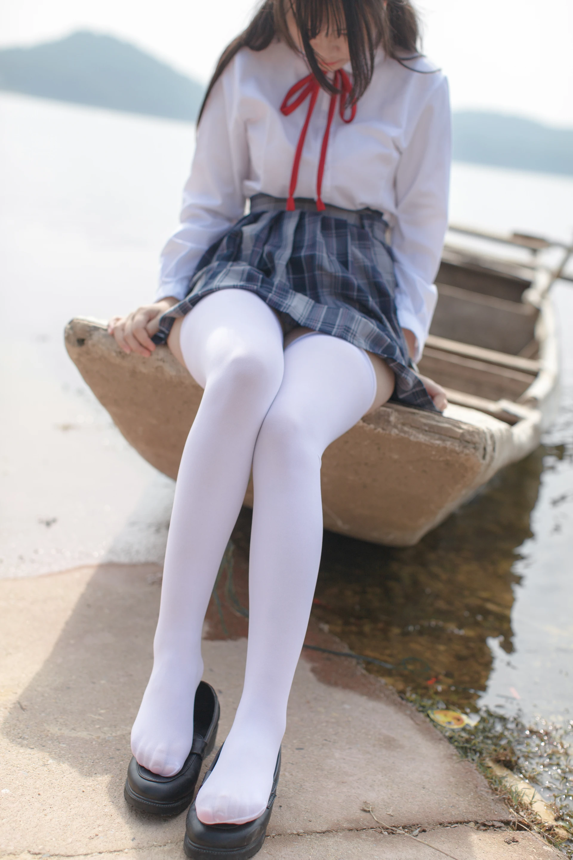 少女秩序 EX.02 户外黑丝+白丝JK双马尾[80P-843.3M]JK制服, 双马尾, 少女秩序, 白丝, 美腿, 美足, 黑丝