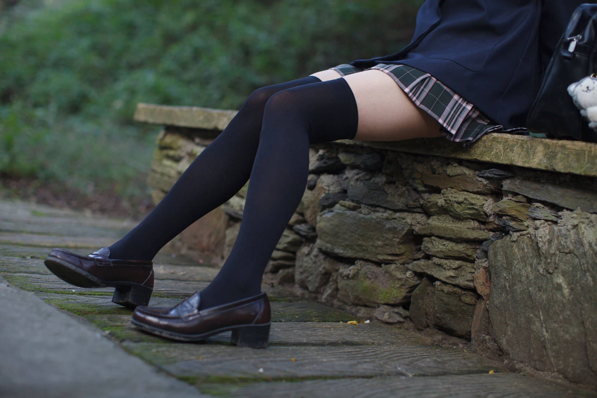 少女秩序 EX.02 户外黑丝+白丝JK双马尾[80P-843.3M]JK制服, 双马尾, 少女秩序, 白丝, 美腿, 美足, 黑丝