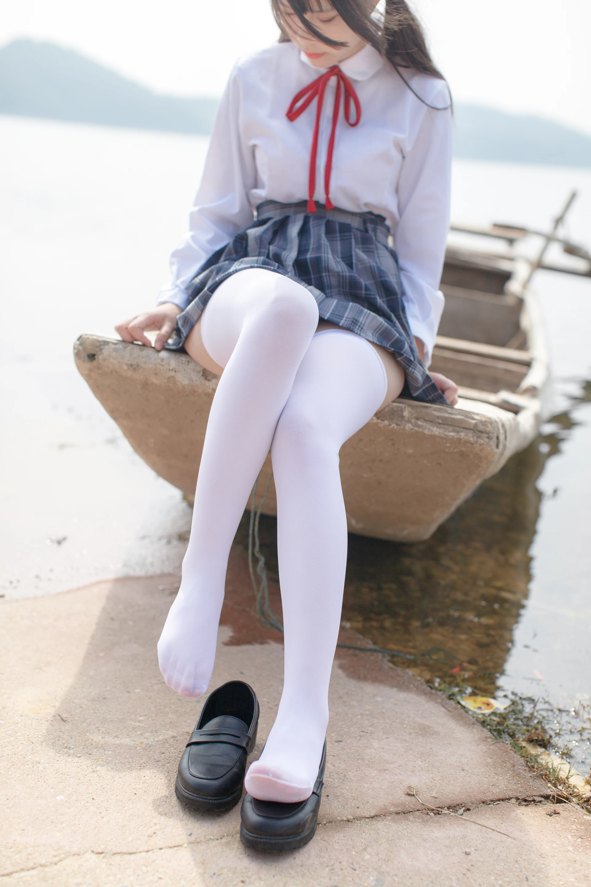 少女秩序 EX.02 户外黑丝+白丝JK双马尾[80P-843.3M]JK制服, 双马尾, 少女秩序, 白丝, 美腿, 美足, 黑丝