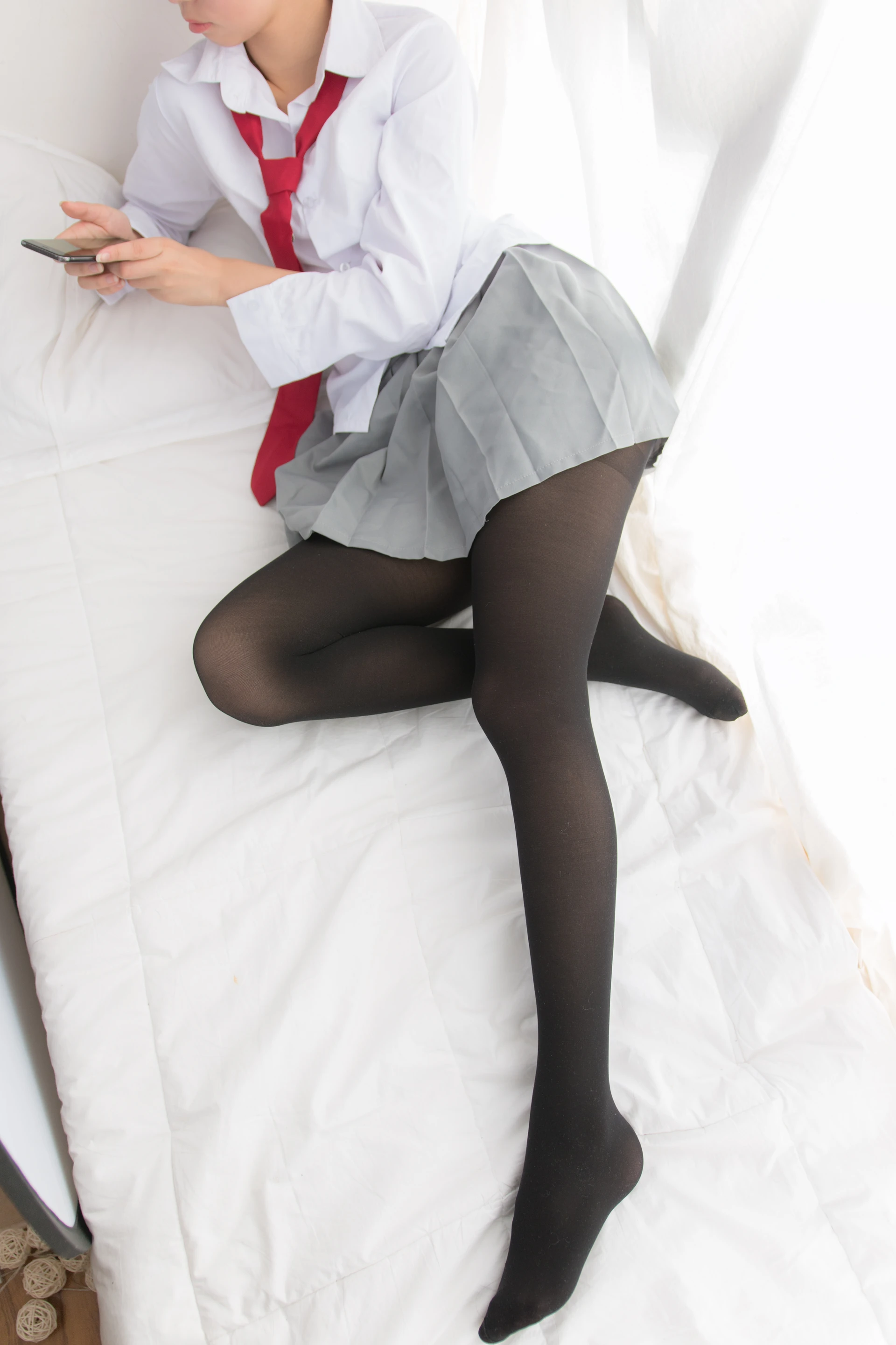 轻兰映画 VOL.003 [74P-447M]制服, 美腿, 轻兰映画, 黑丝