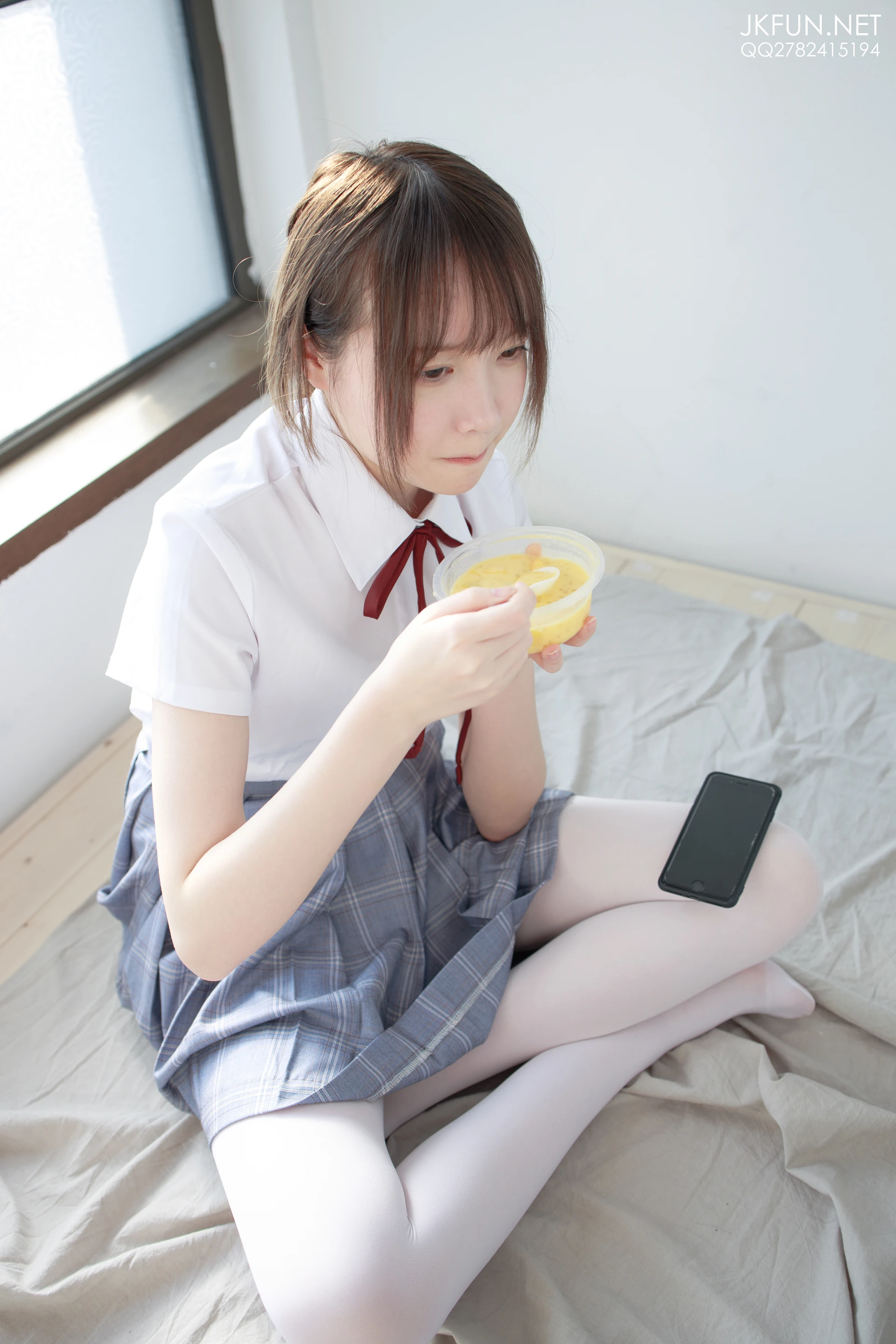 JKFUN-002 [230P1V-5.19G]Aika, JKFUN, 制服, 可爱, 学生装, 森萝财团, 白丝, 美腿, 美足