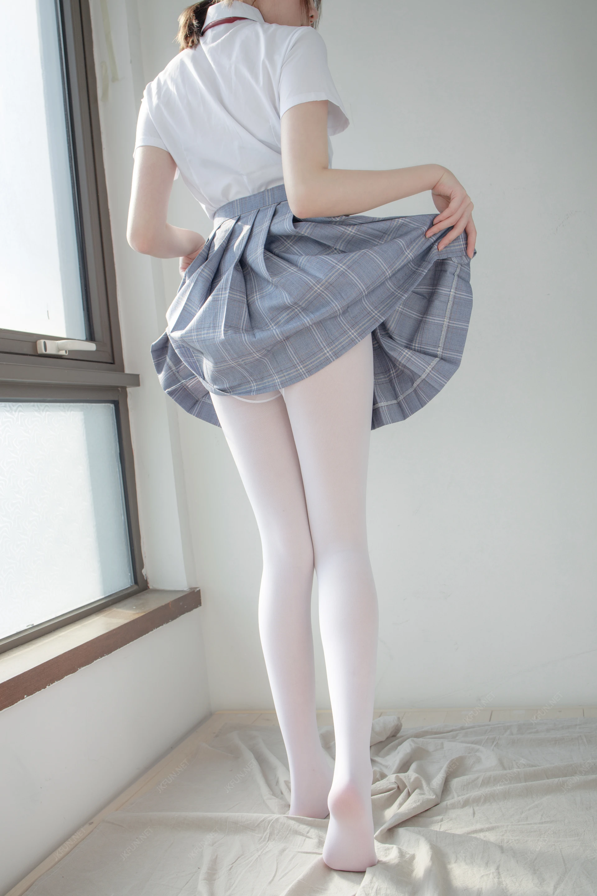 JKFUN-002 [230P1V-5.19G]Aika, JKFUN, 制服, 可爱, 学生装, 森萝财团, 白丝, 美腿, 美足