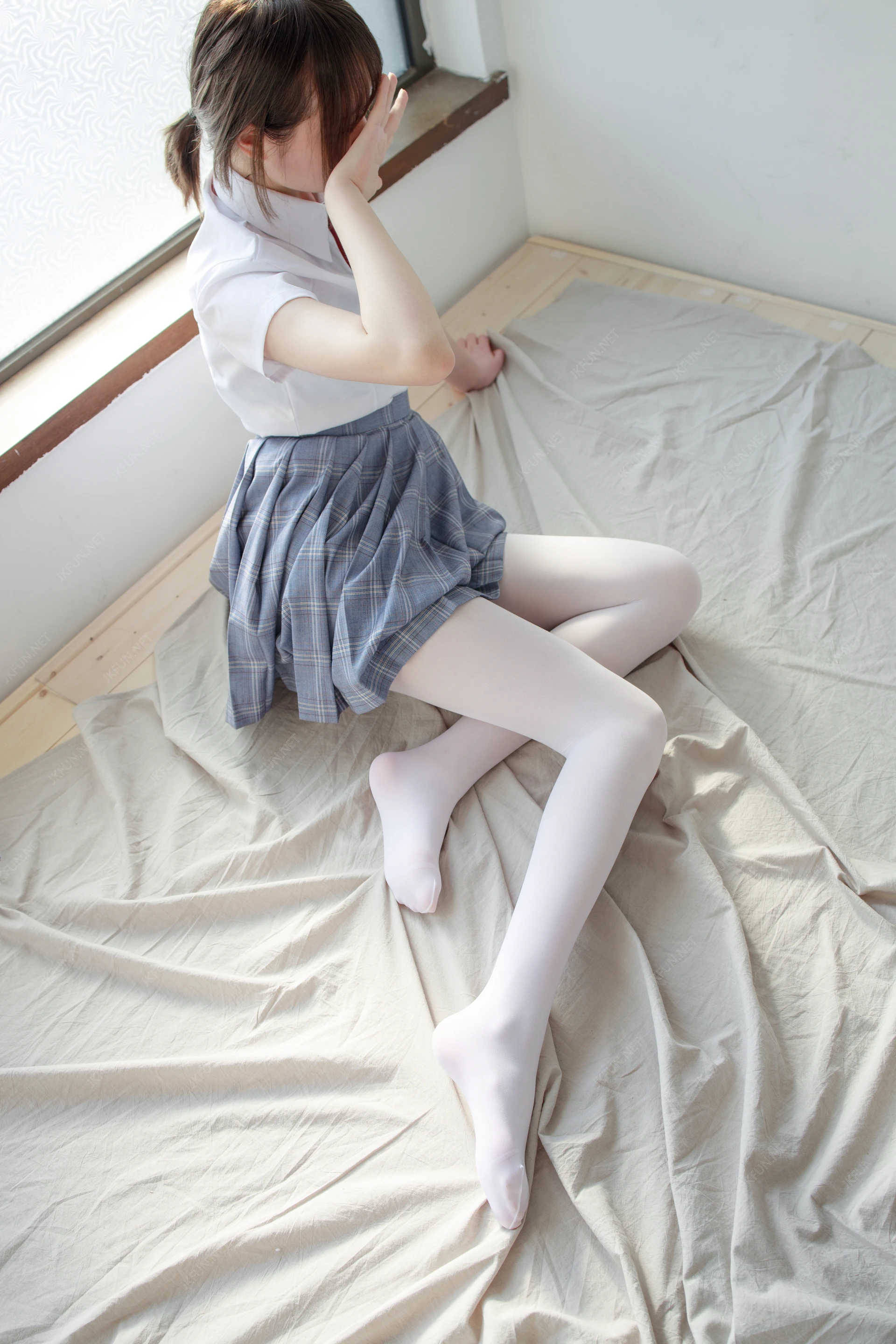 JKFUN-002 [230P1V-5.19G]Aika, JKFUN, 制服, 可爱, 学生装, 森萝财团, 白丝, 美腿, 美足