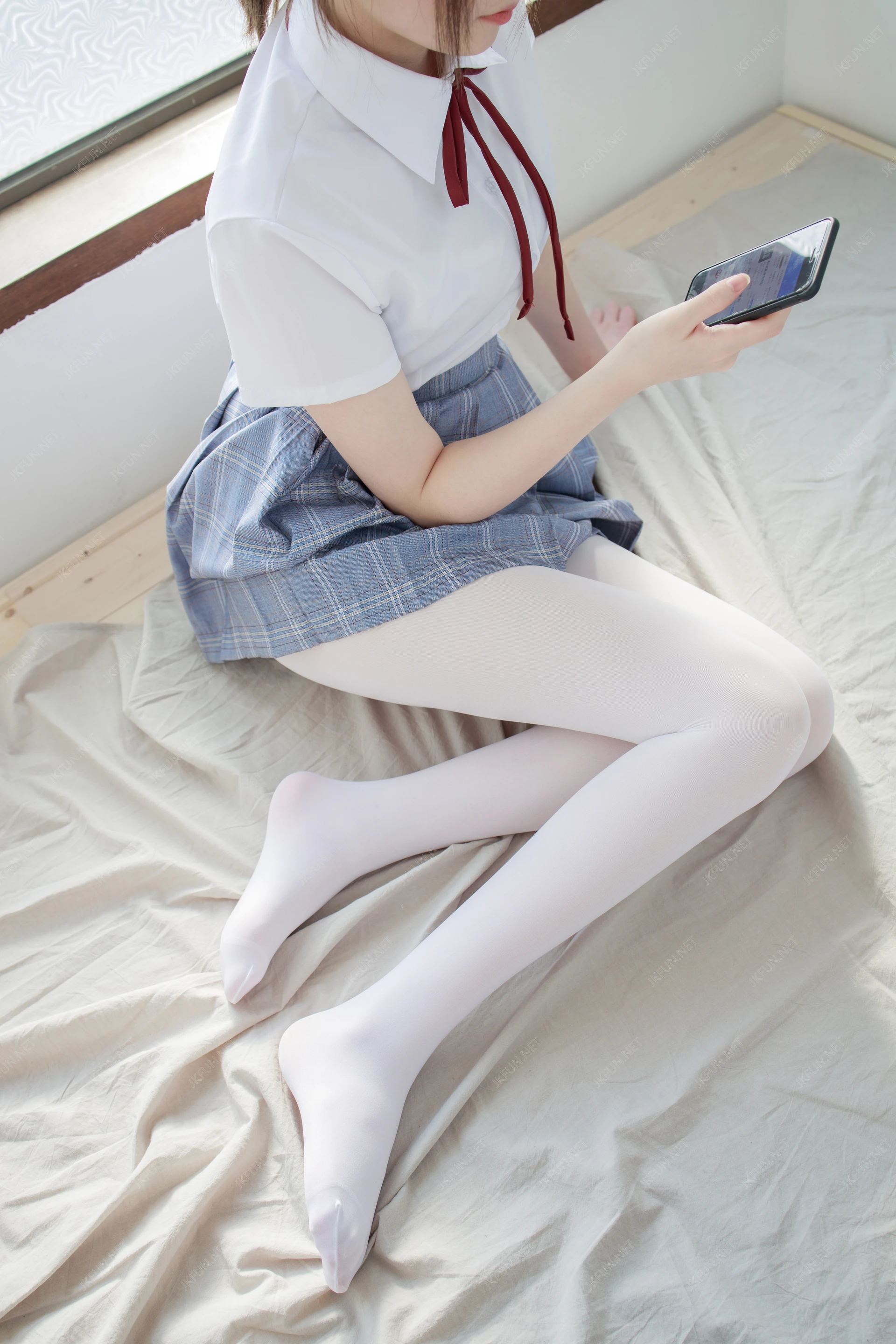 JKFUN-002 [230P1V-5.19G]Aika, JKFUN, 制服, 可爱, 学生装, 森萝财团, 白丝, 美腿, 美足