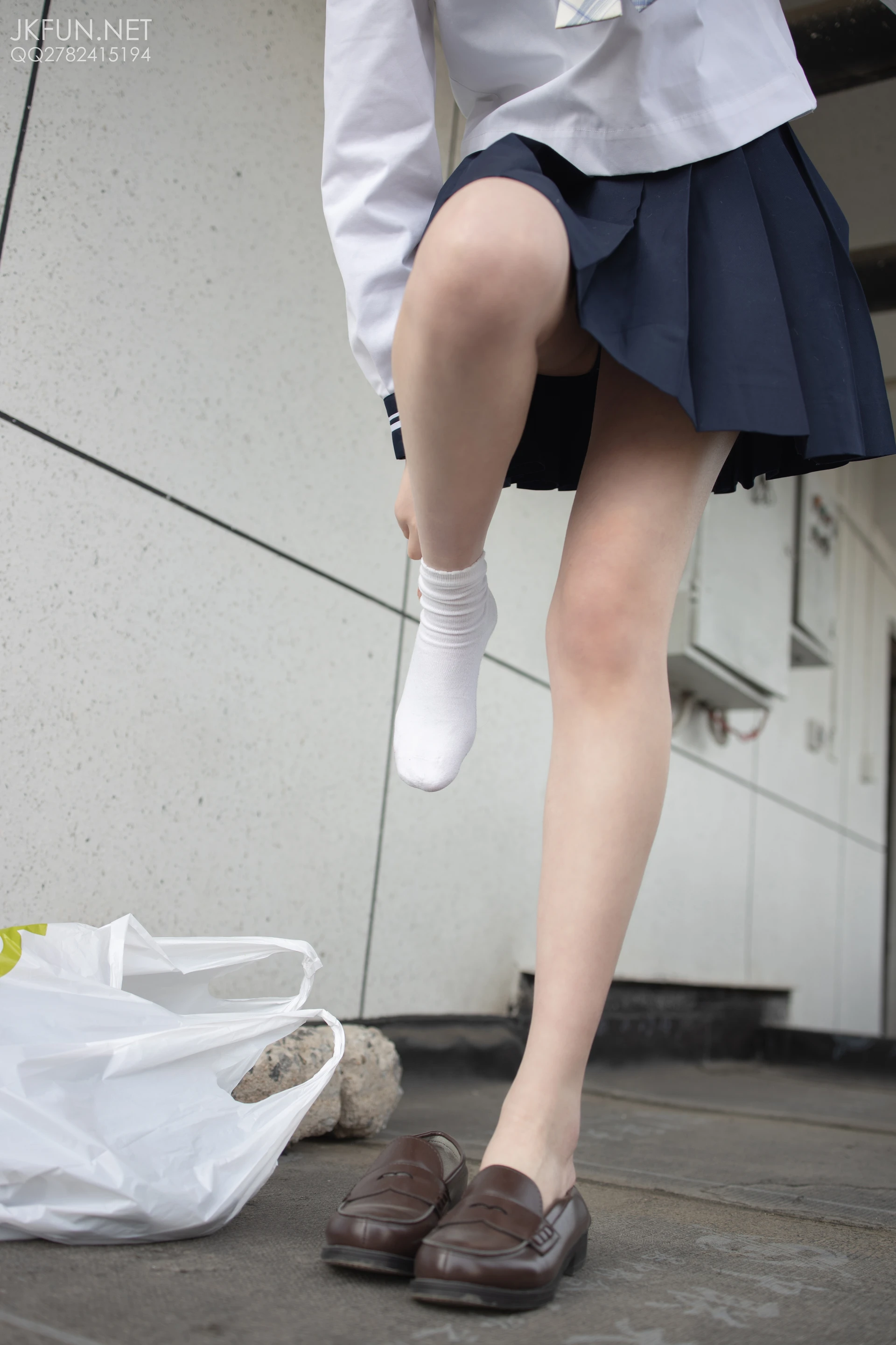 JKFUN-002 [230P1V-5.19G]Aika, JKFUN, 制服, 可爱, 学生装, 森萝财团, 白丝, 美腿, 美足