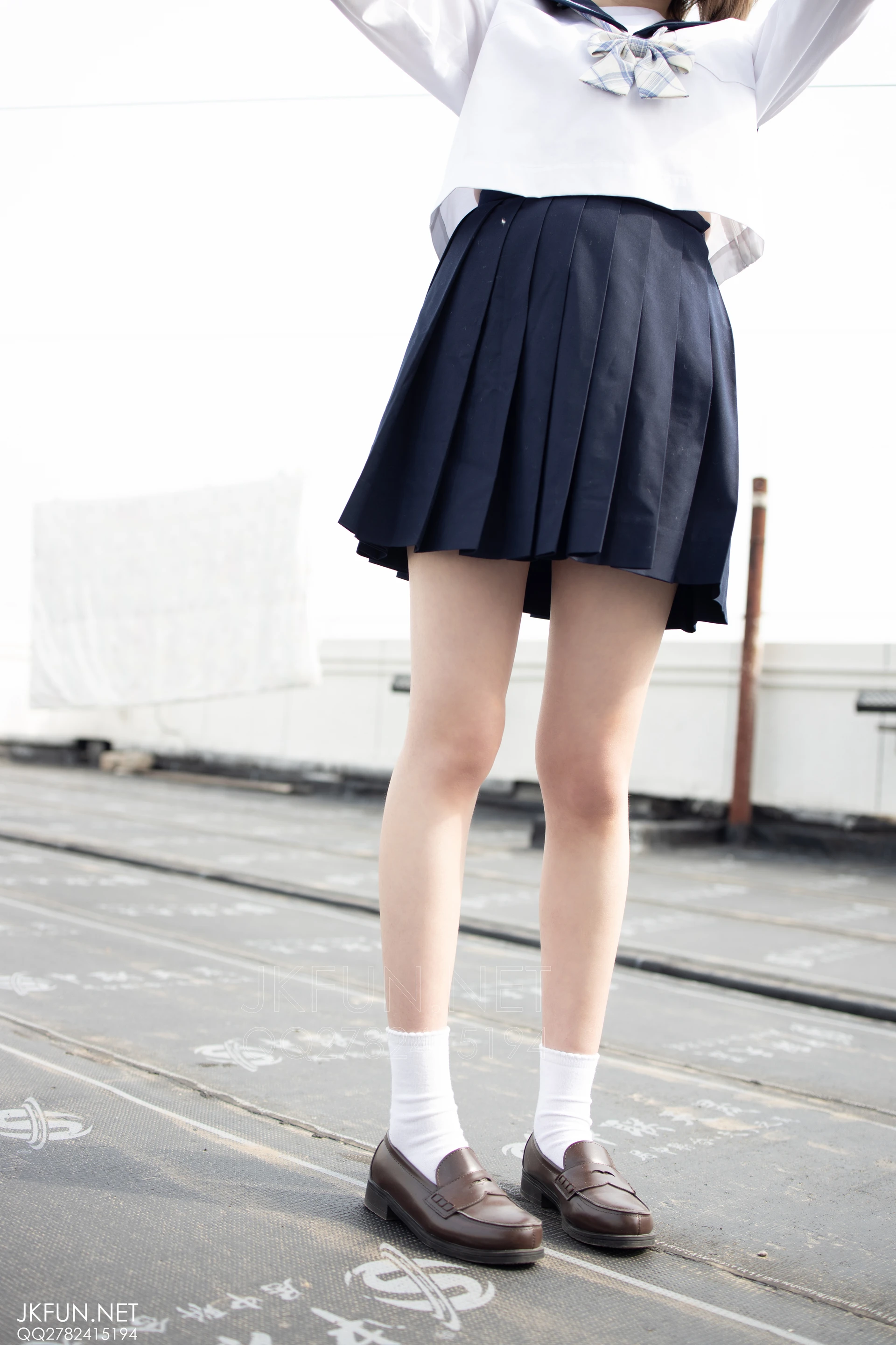 JKFUN-002 [230P1V-5.19G]Aika, JKFUN, 制服, 可爱, 学生装, 森萝财团, 白丝, 美腿, 美足