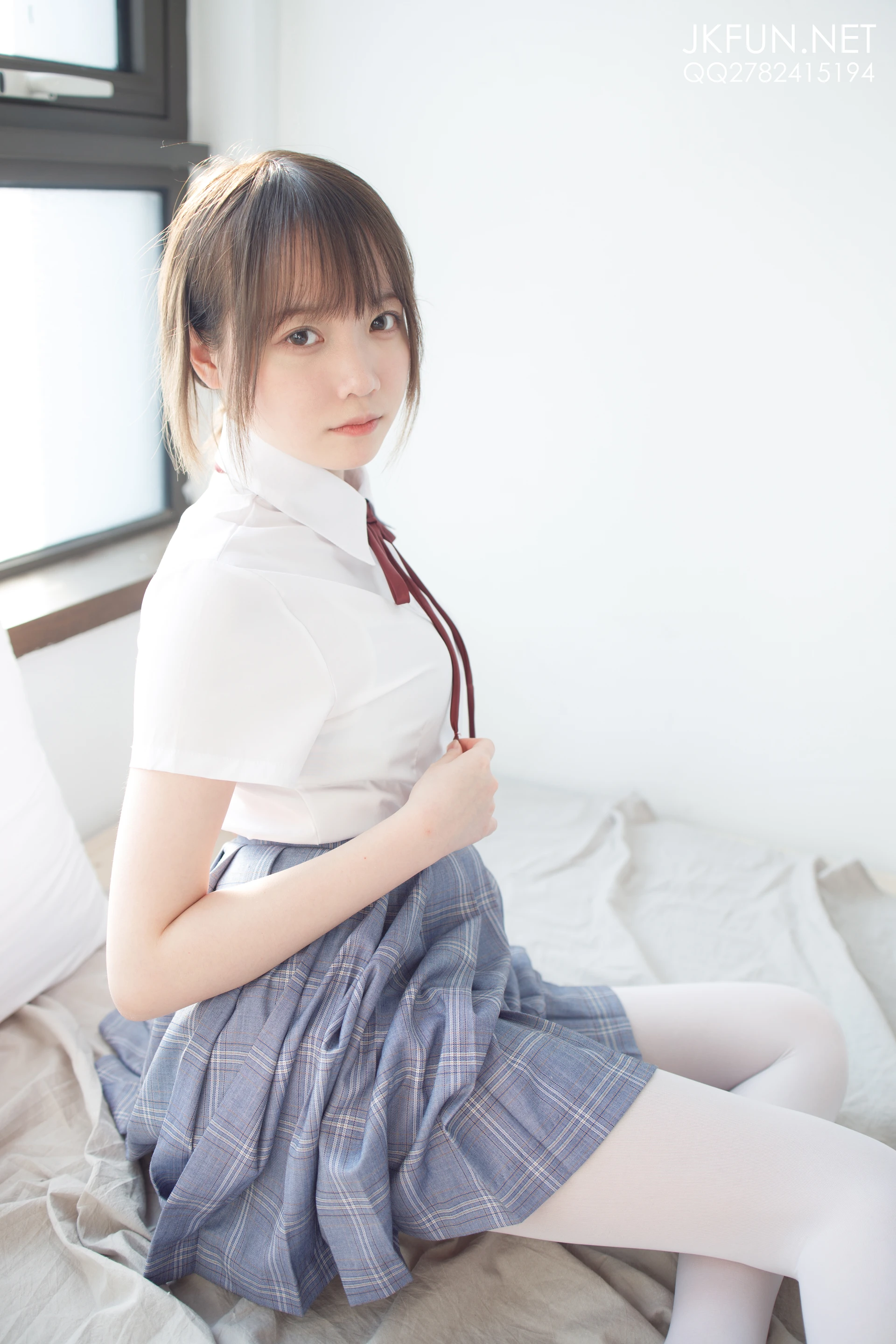 JKFUN-002 [230P1V-5.19G]Aika, JKFUN, 制服, 可爱, 学生装, 森萝财团, 白丝, 美腿, 美足