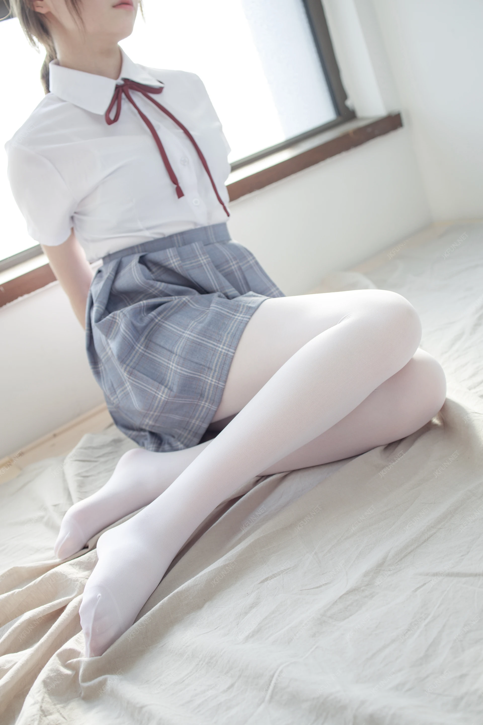 JKFUN-002 [230P1V-5.19G]Aika, JKFUN, 制服, 可爱, 学生装, 森萝财团, 白丝, 美腿, 美足