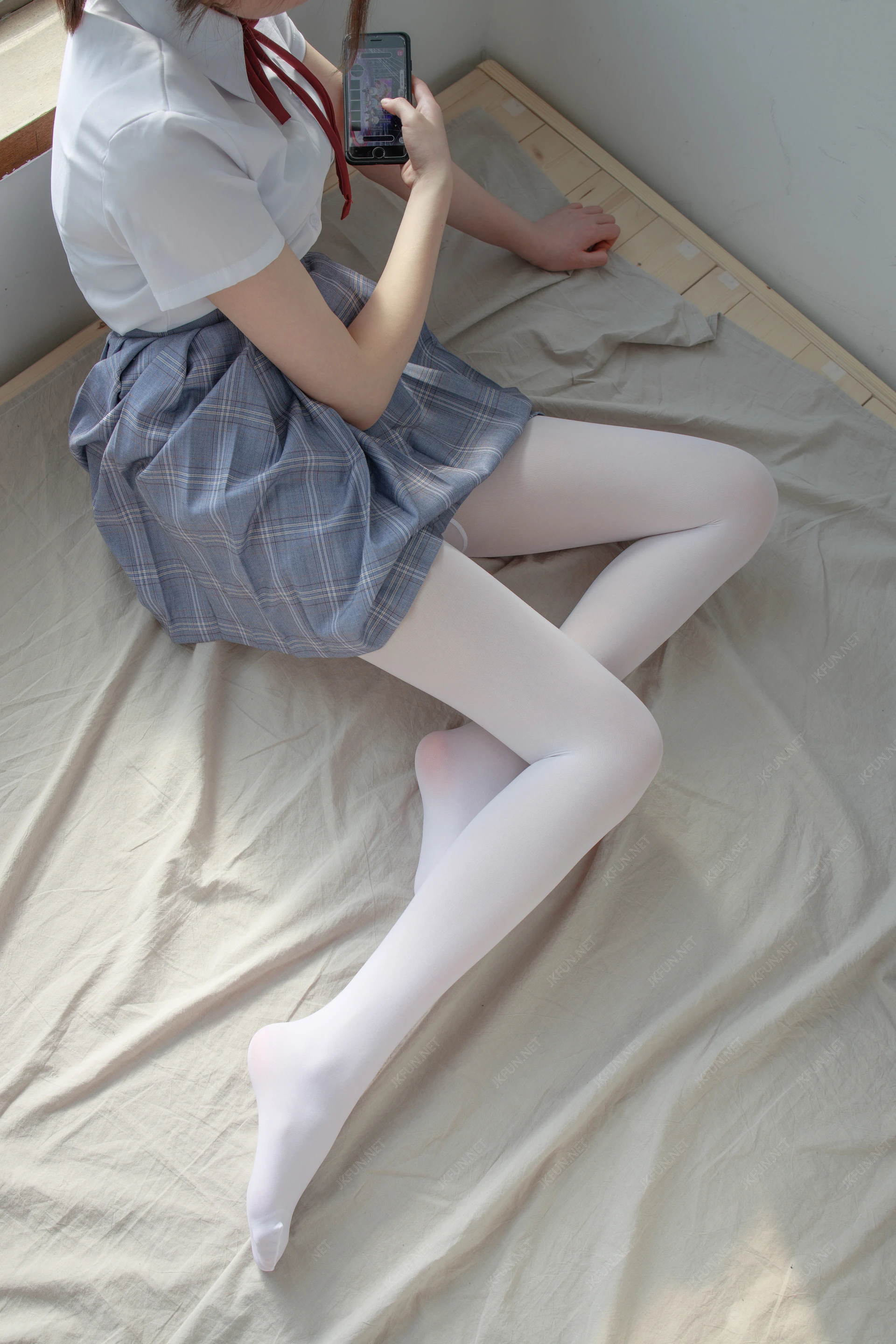 JKFUN-002 [230P1V-5.19G]Aika, JKFUN, 制服, 可爱, 学生装, 森萝财团, 白丝, 美腿, 美足