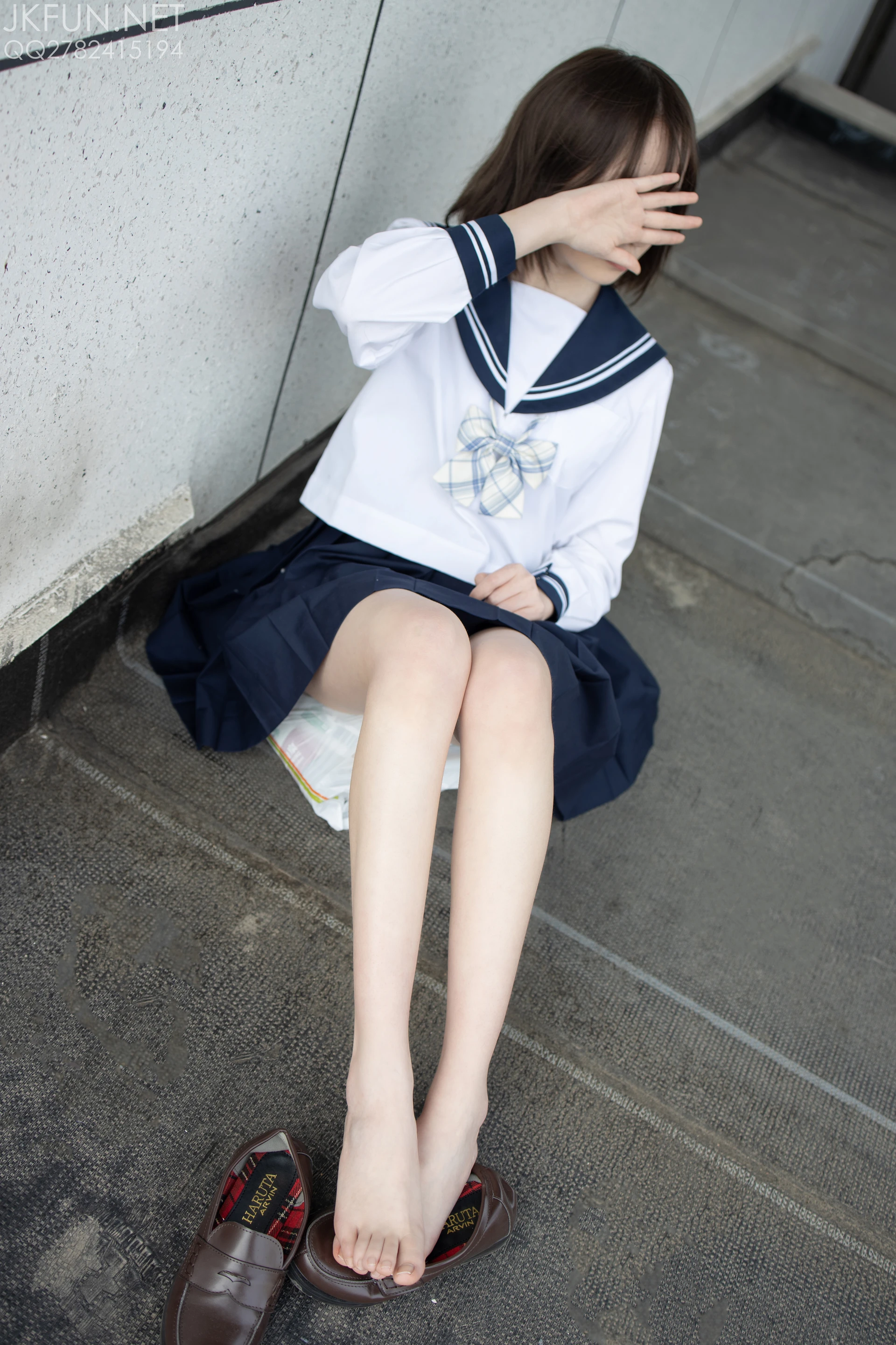 JKFUN-002 [230P1V-5.19G]Aika, JKFUN, 制服, 可爱, 学生装, 森萝财团, 白丝, 美腿, 美足
