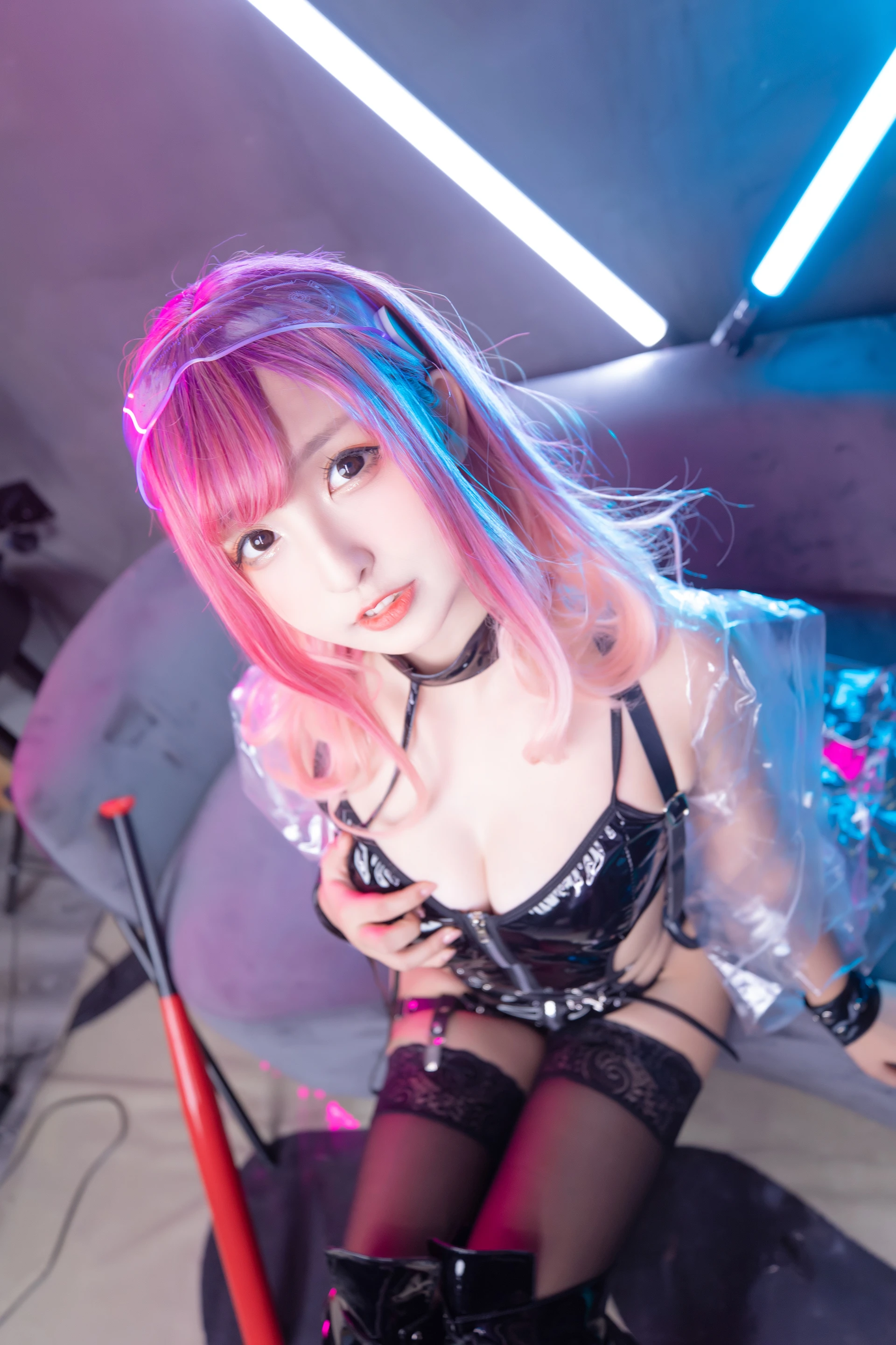 神楽坂真冬 第三季 序号16：《Girlspunk2020》 [150P2V-727MB]内衣, 双马尾, 神楽坂真冬, 美腿, 美足, 高跟鞋, 黑丝