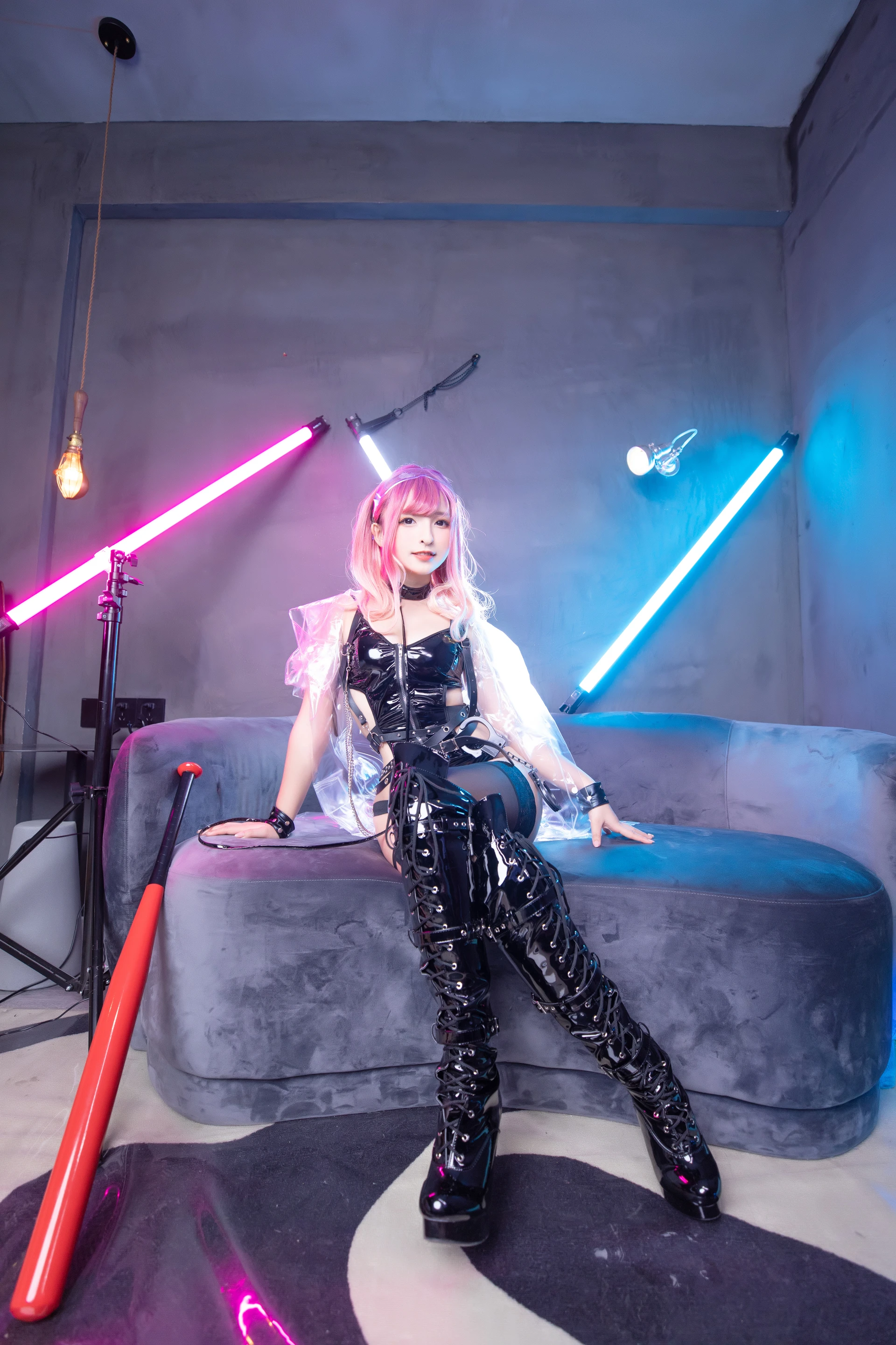 神楽坂真冬 第三季 序号16：《Girlspunk2020》 [150P2V-727MB]内衣, 双马尾, 神楽坂真冬, 美腿, 美足, 高跟鞋, 黑丝