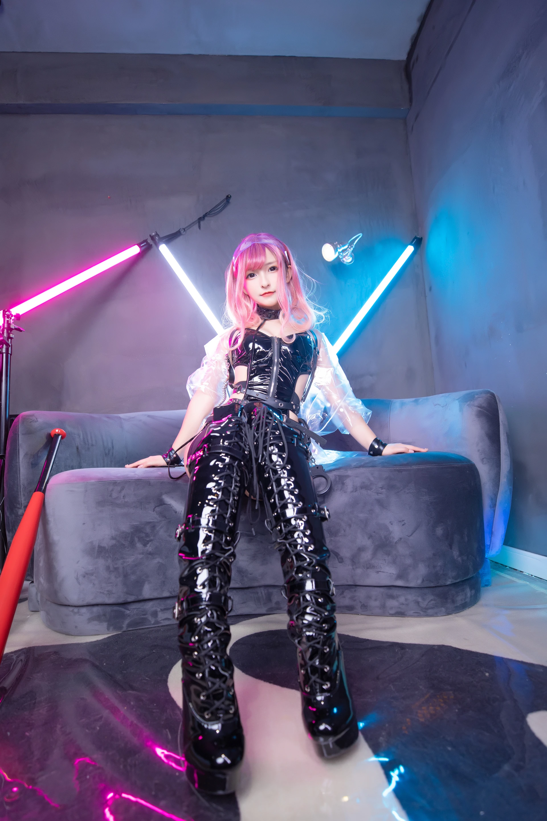 神楽坂真冬 第三季 序号16：《Girlspunk2020》 [150P2V-727MB]内衣, 双马尾, 神楽坂真冬, 美腿, 美足, 高跟鞋, 黑丝