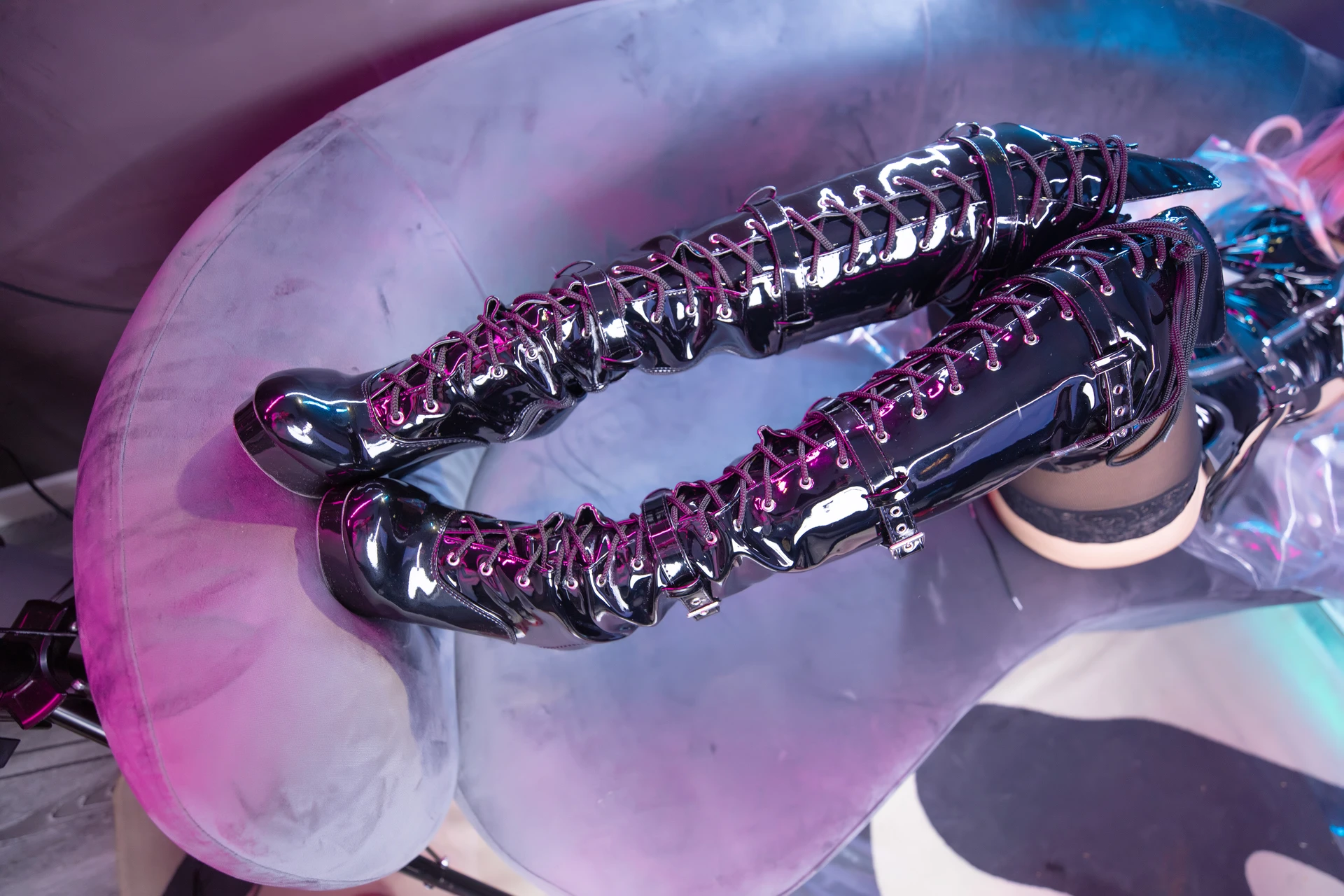 神楽坂真冬 第三季 序号16：《Girlspunk2020》 [150P2V-727MB]内衣, 双马尾, 神楽坂真冬, 美腿, 美足, 高跟鞋, 黑丝