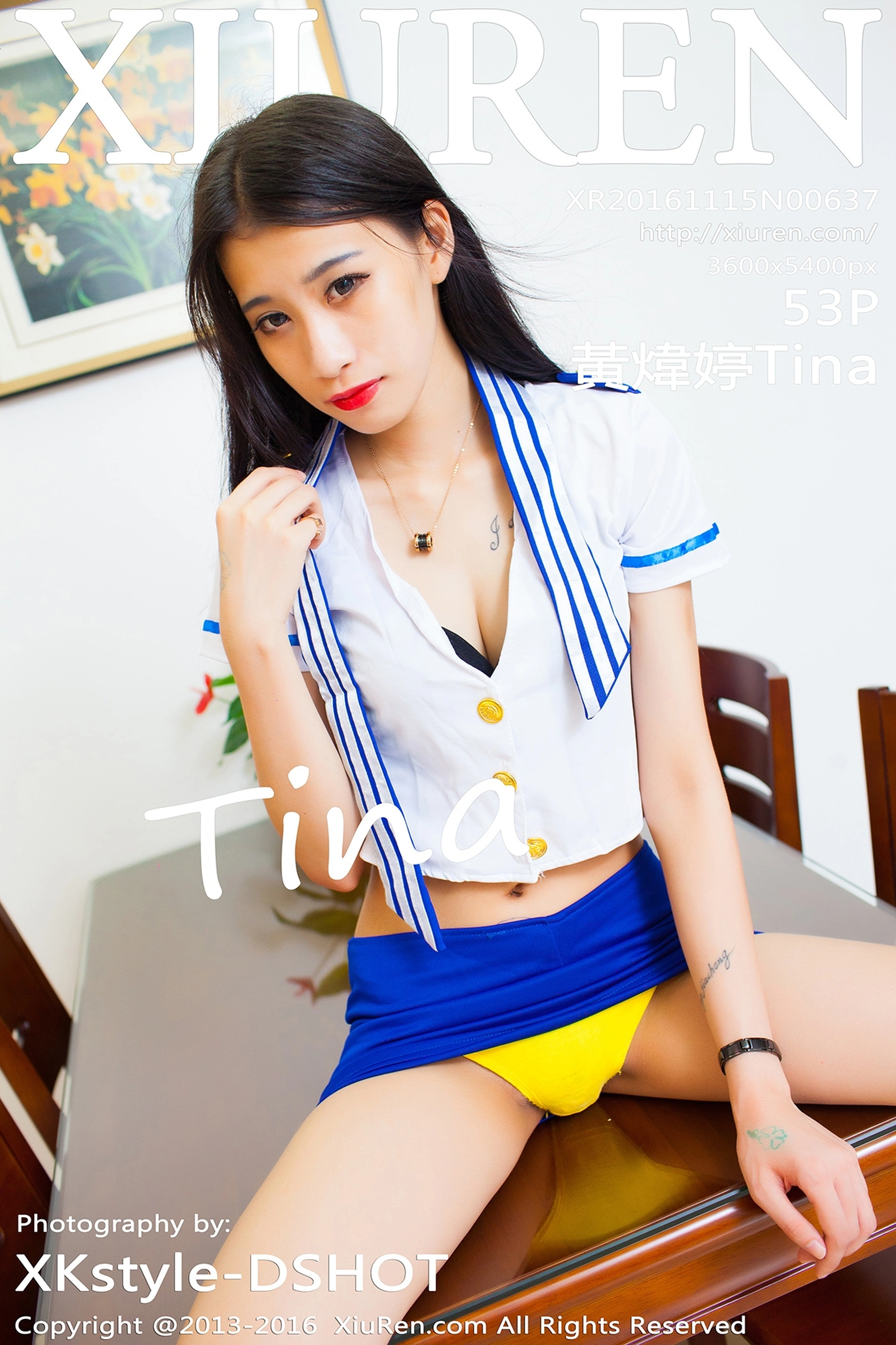 XiuRen秀人网 2016.11.15 No.637 黃煒婷Tina [53P-262M]
