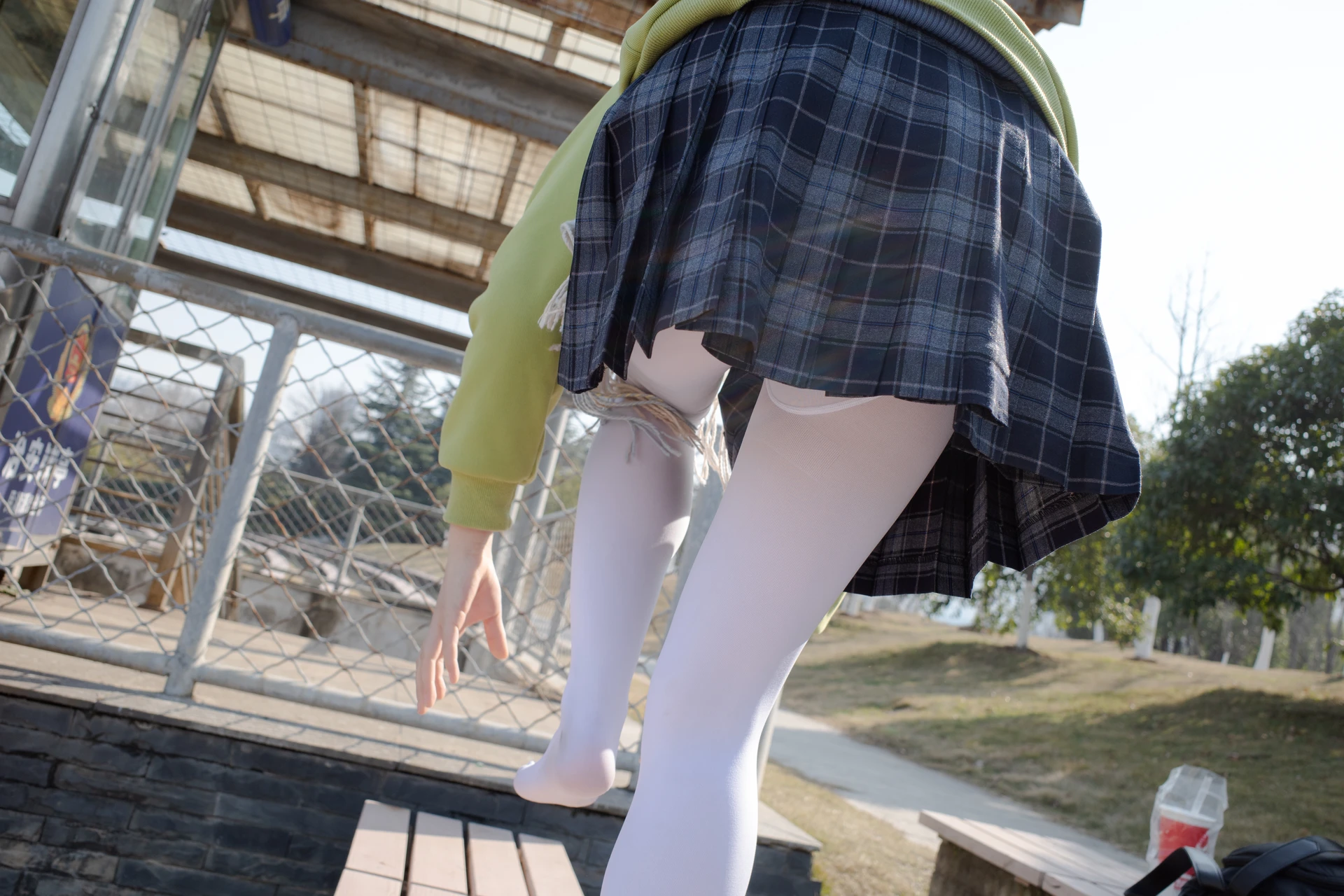 森萝财团 有料-22 [84P-1.09G]JK, JK制服, 学生装, 有料, 校服, 森萝财团, 白丝, 美腿, 美足