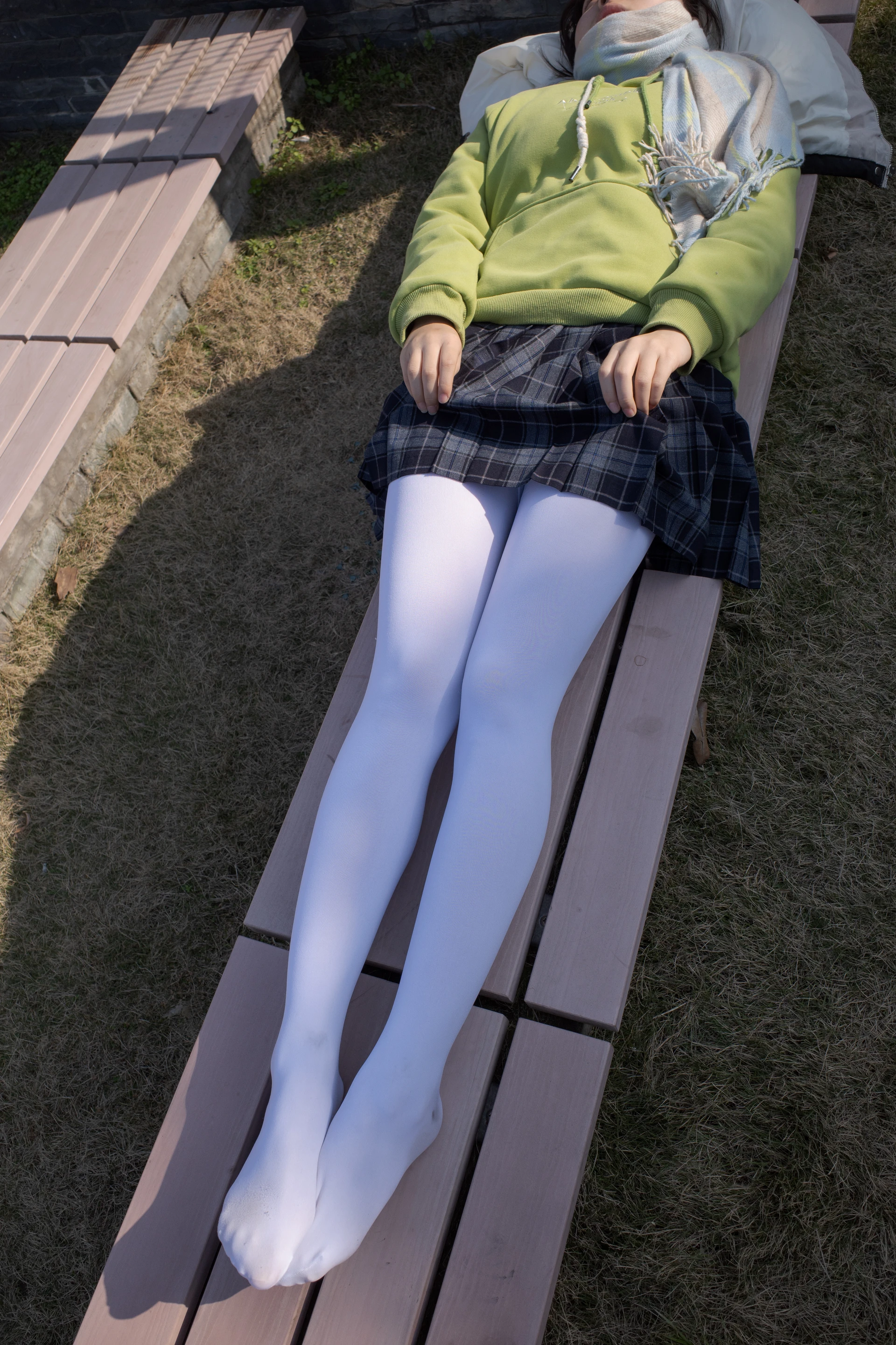 森萝财团 有料-22 [84P-1.09G]JK, JK制服, 学生装, 有料, 校服, 森萝财团, 白丝, 美腿, 美足