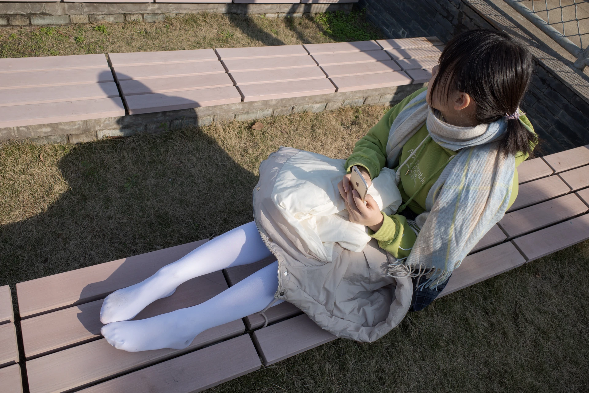 森萝财团 有料-22 [84P-1.09G]JK, JK制服, 学生装, 有料, 校服, 森萝财团, 白丝, 美腿, 美足