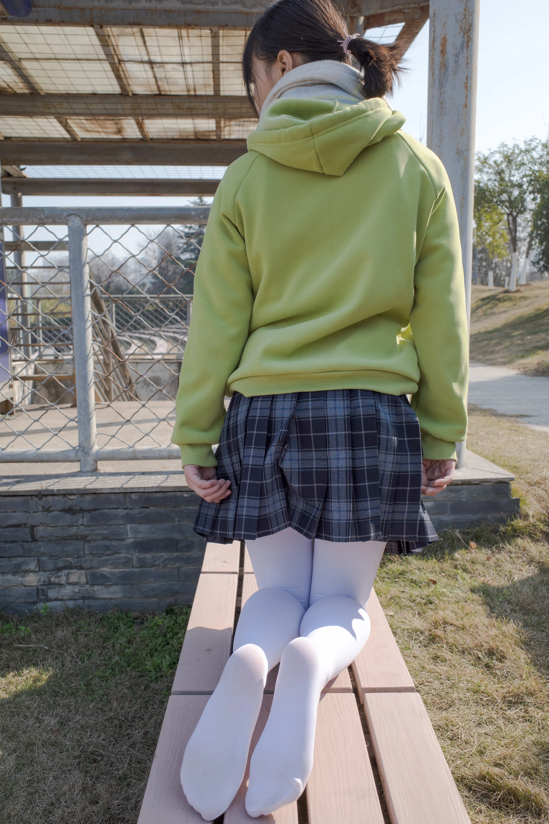 森萝财团 有料-22 [84P-1.09G]JK, JK制服, 学生装, 有料, 校服, 森萝财团, 白丝, 美腿, 美足